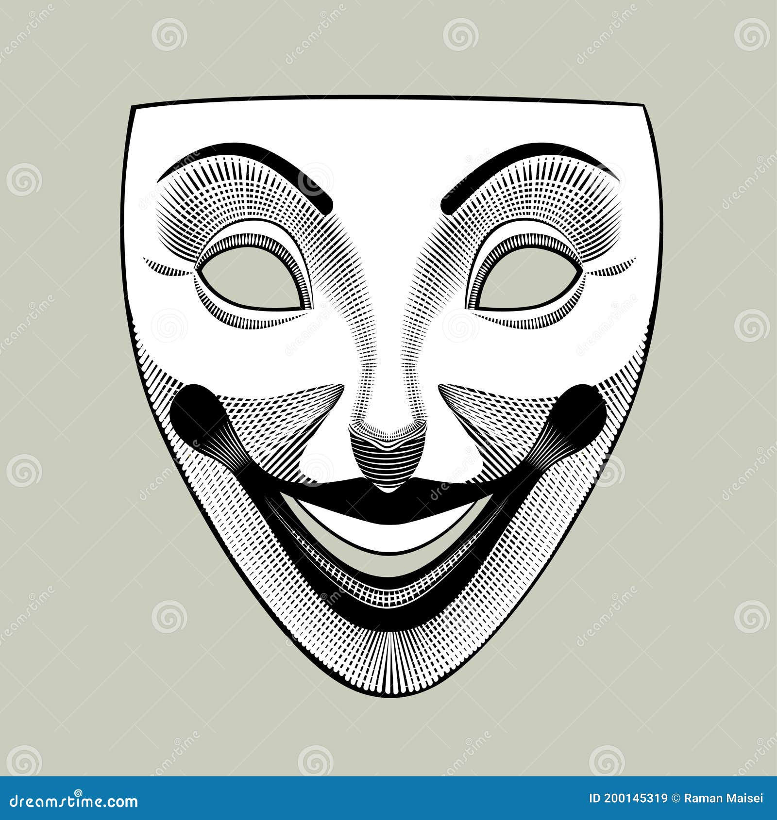 Wallpaper #rGiBH5MBSpphPi3-QSt5237 Joker Mask in Retro Style Cartoon Vector Cartoondealercom 200145319