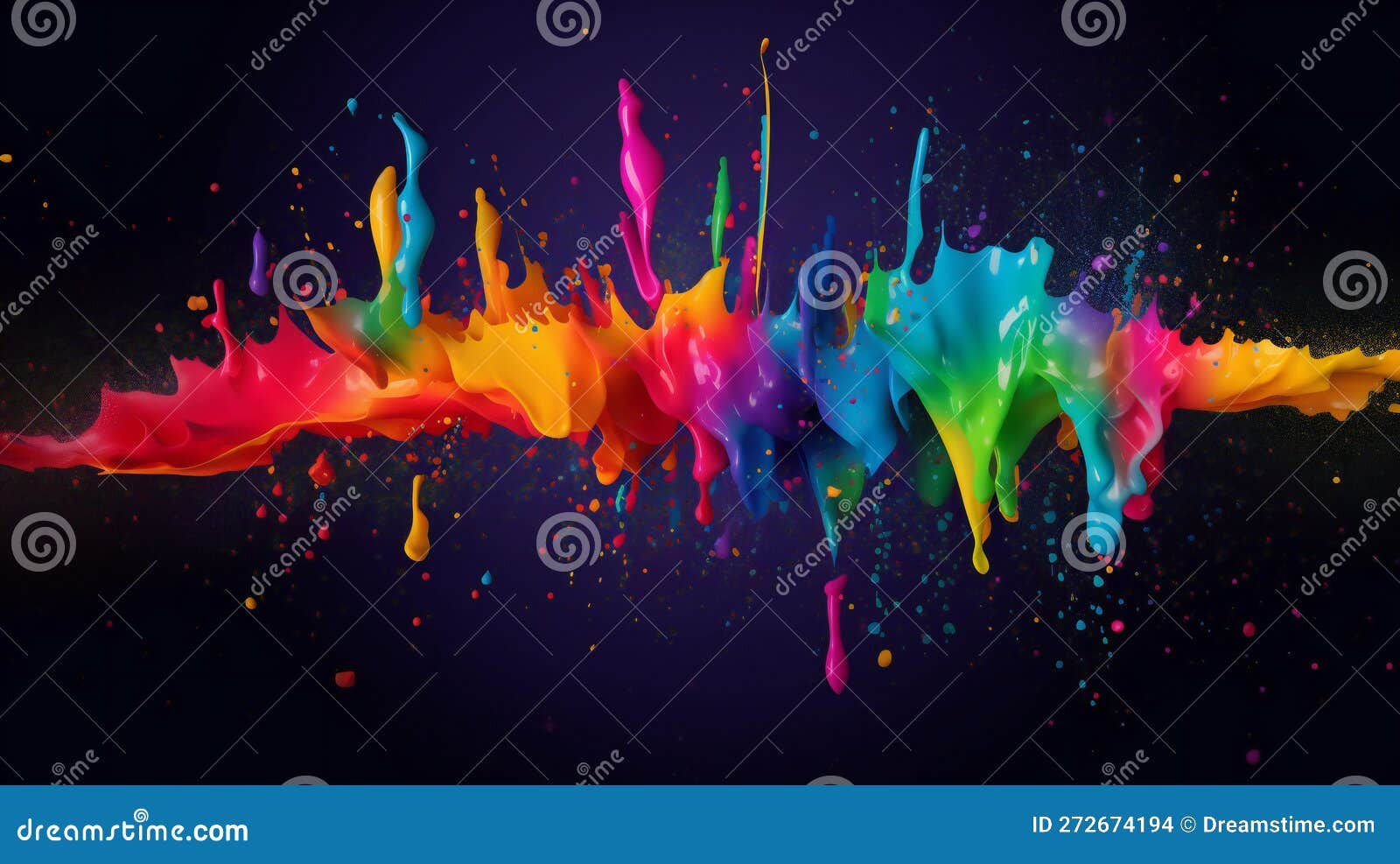Wallpaper #fmcp65IBSpphPi3-I0r2152 Rainbow Color Paint Splash Wallpaper Abstract Colors Stock