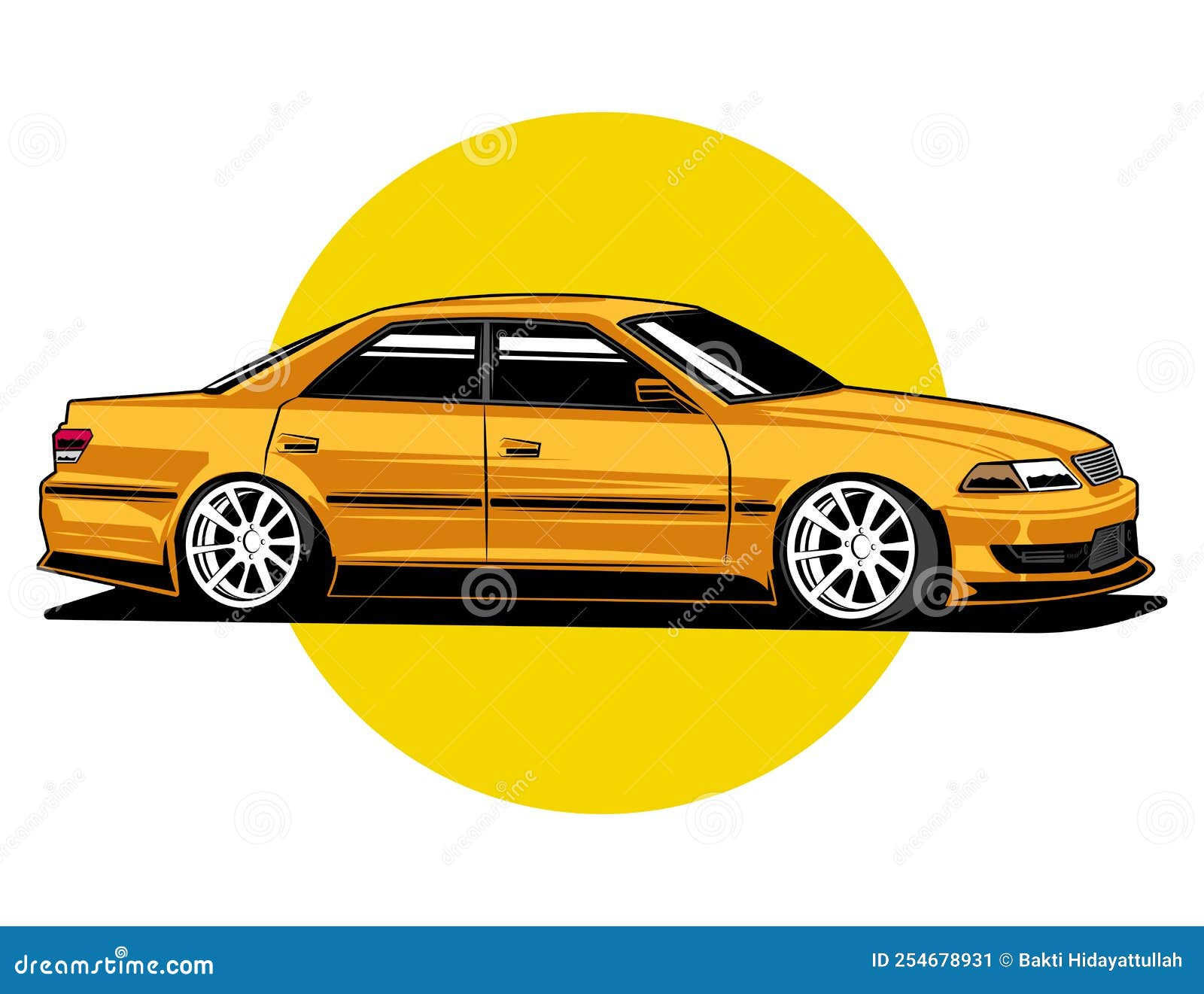 Wallpaper #60421 Yellow Mini Car Cartoon Vector Illustration 1910070 Vector Art at Vecteezy