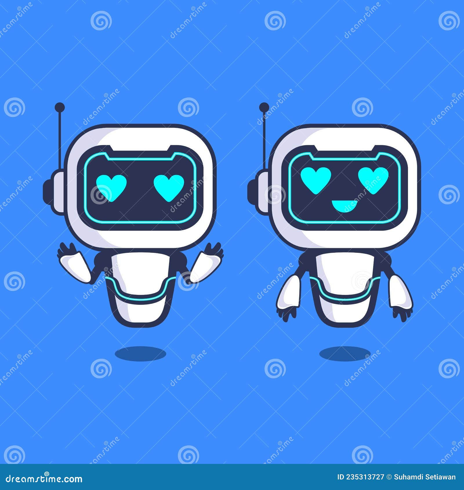 Wallpaper #vWdm9pIBSpphPi3-zYNc44 Illustration Love Eyes Robot Character Vector Technology Stock Vector