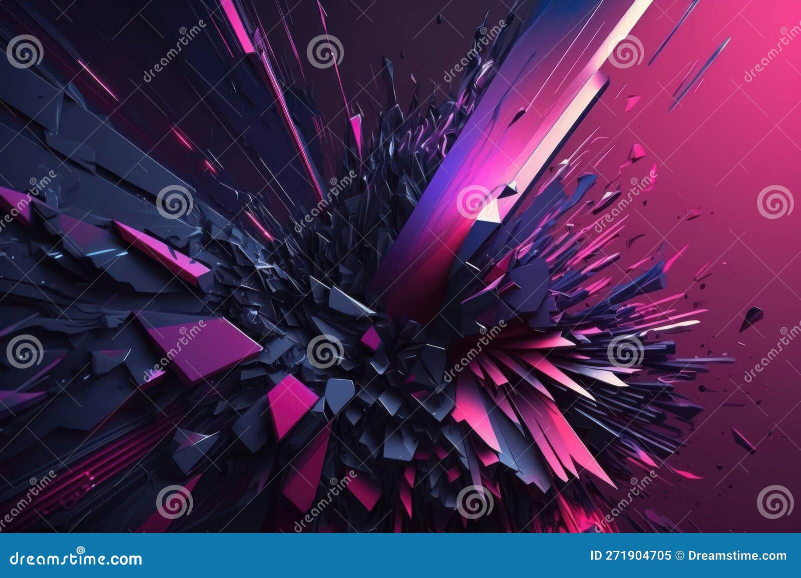Wallpaper #TzGVNZMB5zzyi_yYJ1cv69 An Illustration of a Cyberpunk Abstract Background Generation AI Stock