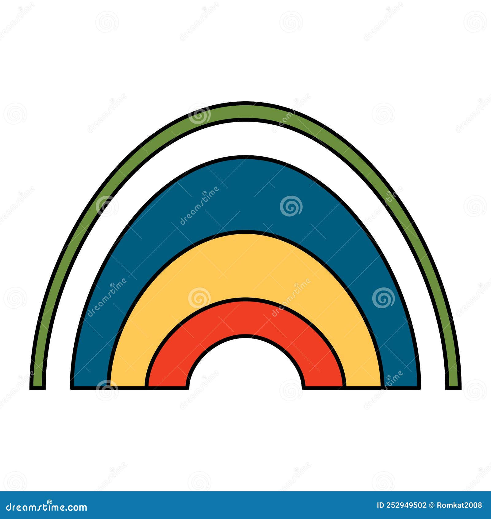 Wallpaper #_2eP9ZIBSpphPi3-1n_c116 Isolated Vector Illustration Rainbow Stock Illustration Illustration