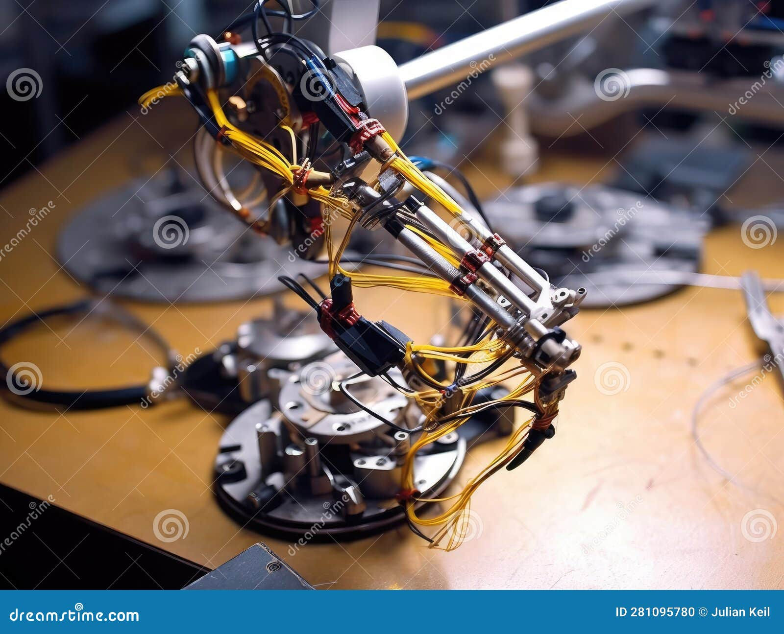 Wallpaper #yCymSZMB0E1QgA7wRfMq229 Robotic Arms Assemble Cyberpunk Arm Stock Illustration Illustration