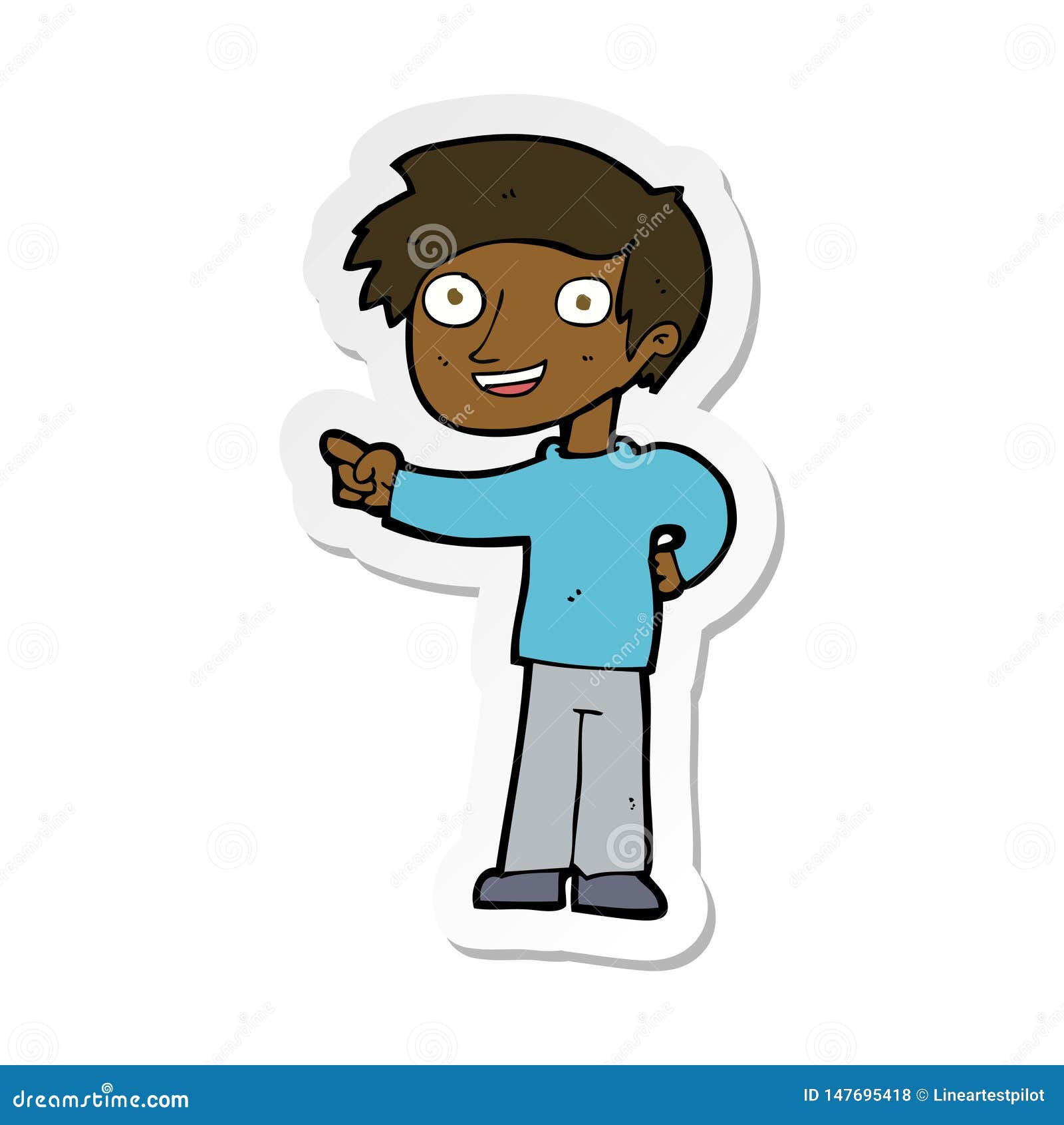 Wallpaper #k2eg8pIBSpphPi3-sXFs73 Sticker of a Cartoon Man Pointing Stock Vector Illustration of