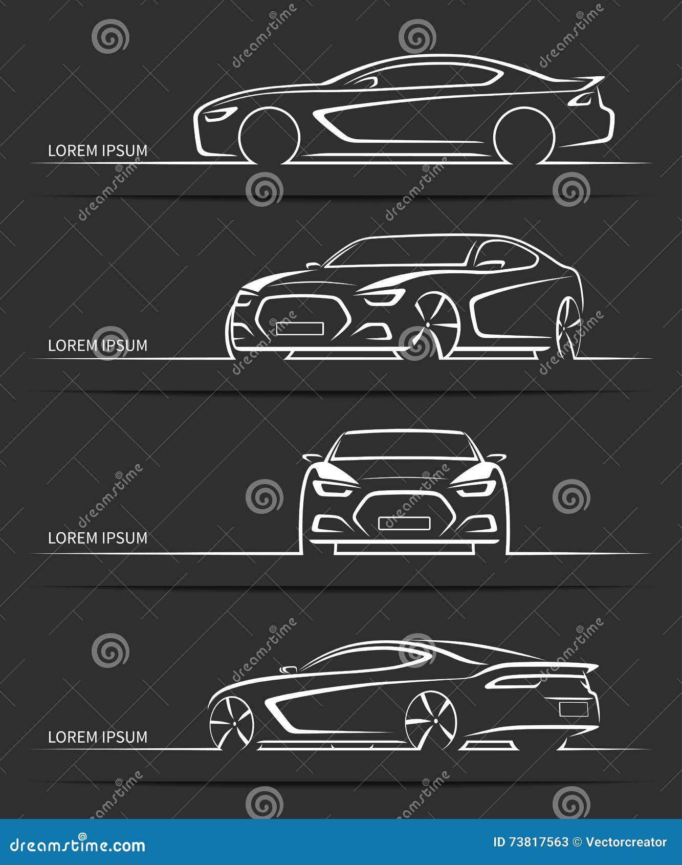 Wallpaper #yWjGE5MBSpphPi3-JwG799 Set of Sports Car Silhouettes Vector Illustration Stock Vector