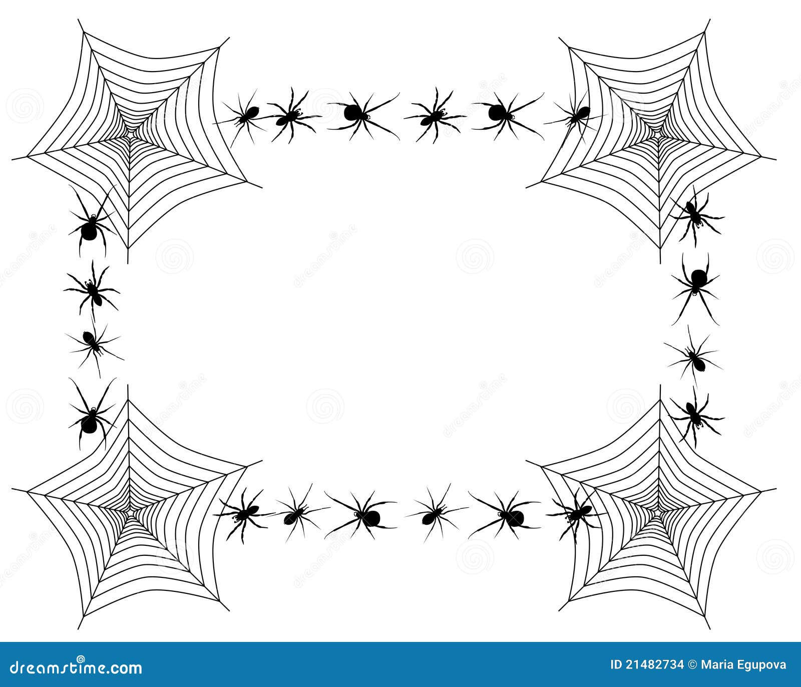 Wallpaper #5xlmOo8BtGB6xQ78_6z440 Spider Border Stock Vector Illustration of Halloween 21482734