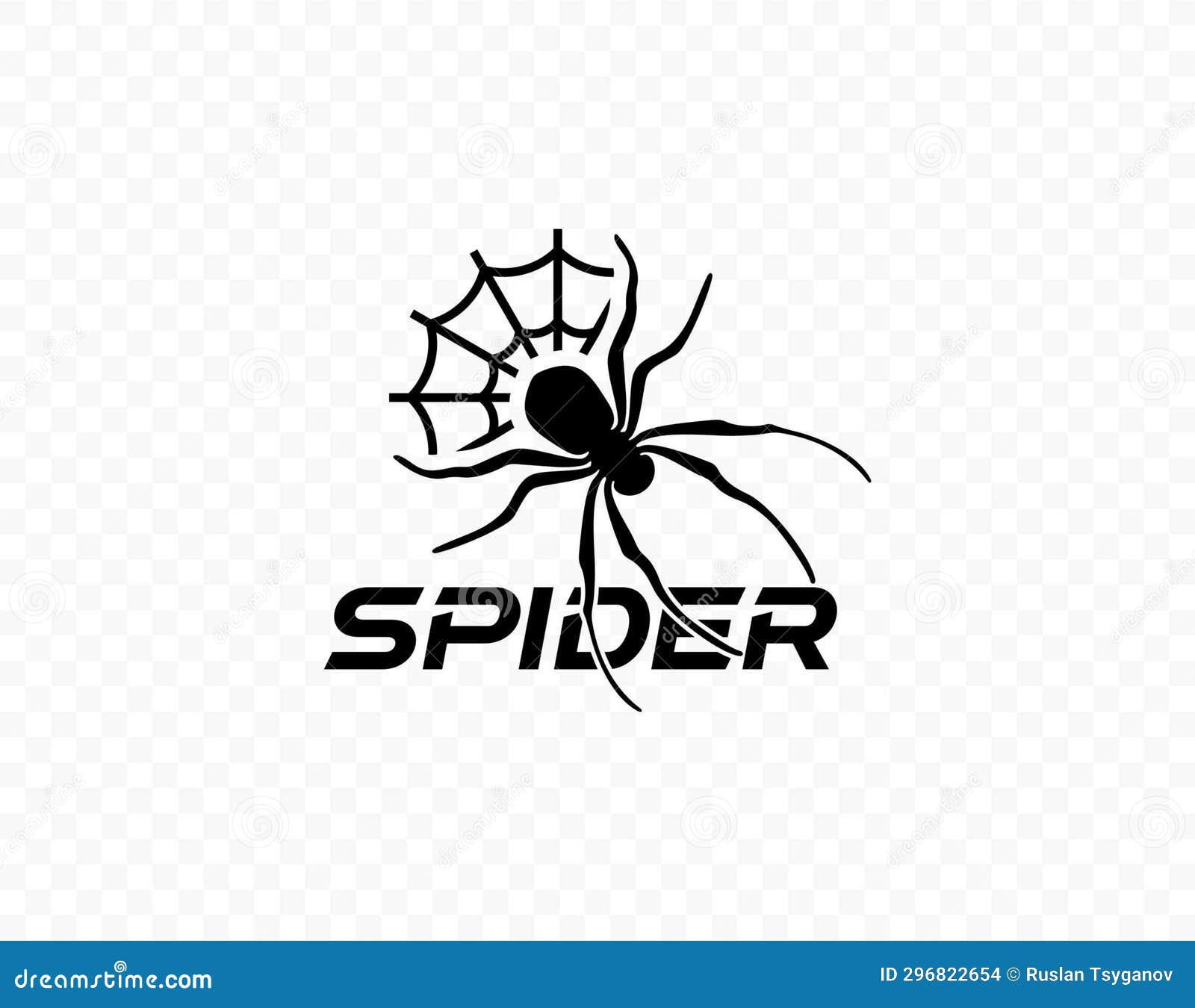 Wallpaper #gfRVOpMBKFX8bn3rWnh3123 Spider Sits on the Web Vector Design Spider Logo Design Stock