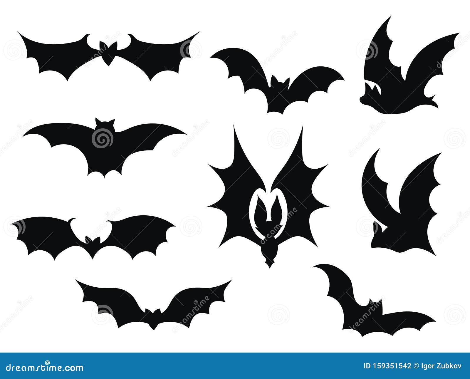 Wallpaper #xaVnOJMBVBiSkHCaAI0C420 Set Bats Collection of Bats Flying Bats Halloween Set of Black