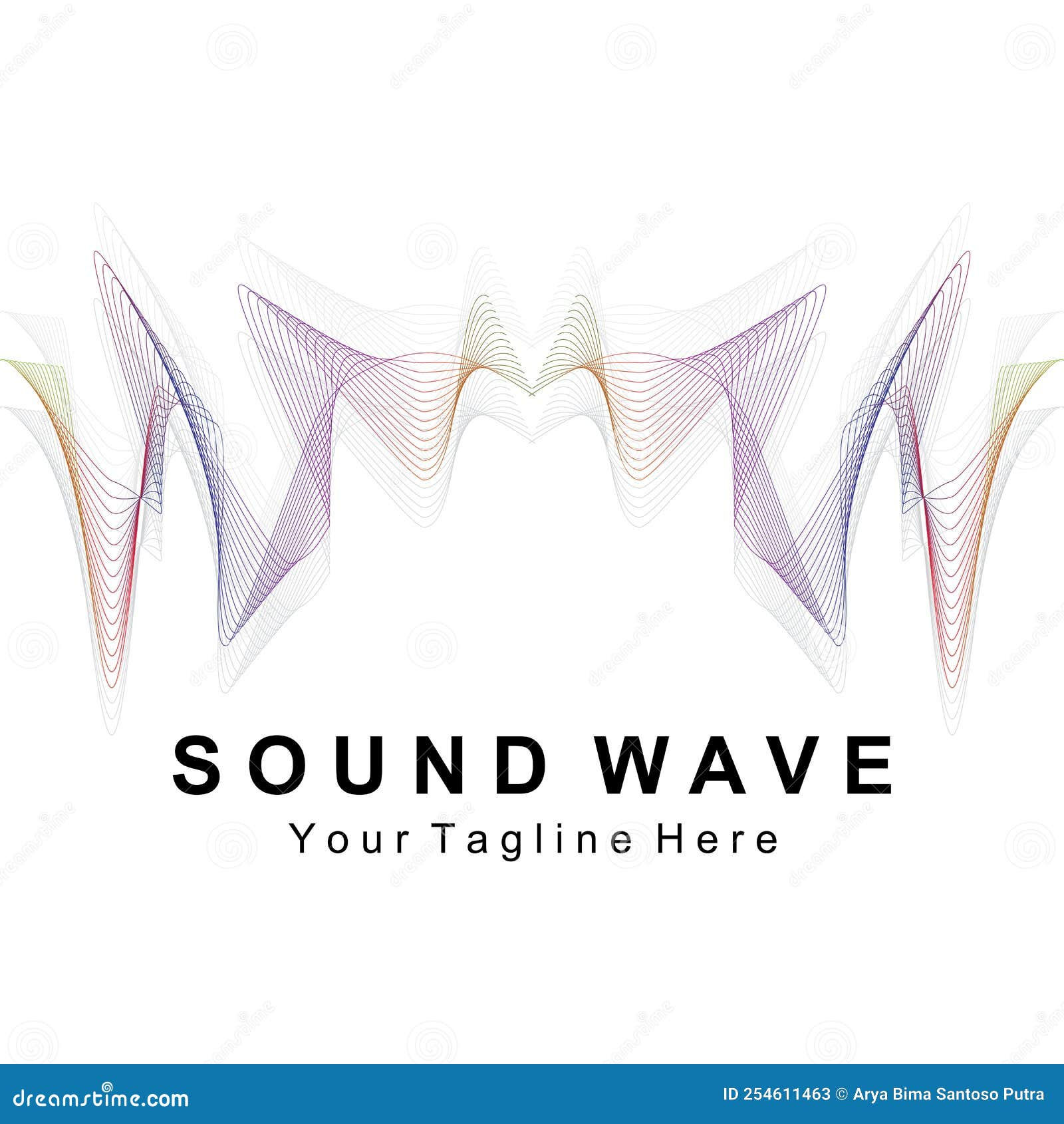 Wallpaper #YmcfCZMBSpphPi3-Vc48250 Sound Waves Vector Illustration Stock Vector Illustration of