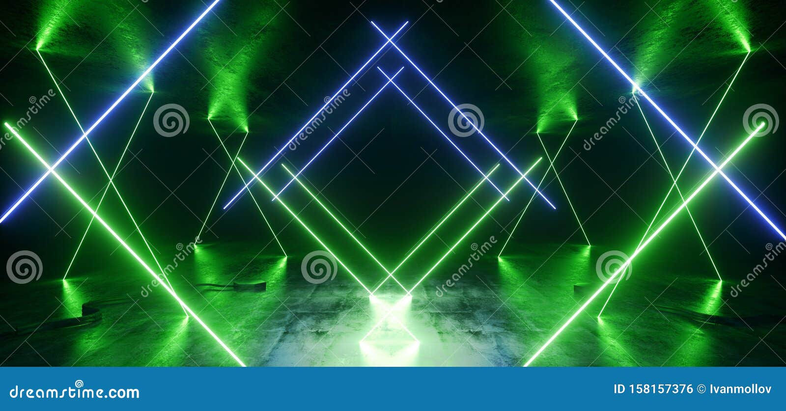 Wallpaper #HmeNC5MBSpphPi3-KNo9157 Sci Fi Neon Glowing Lights Green Blue Circle Lines Laser Cavi Spine