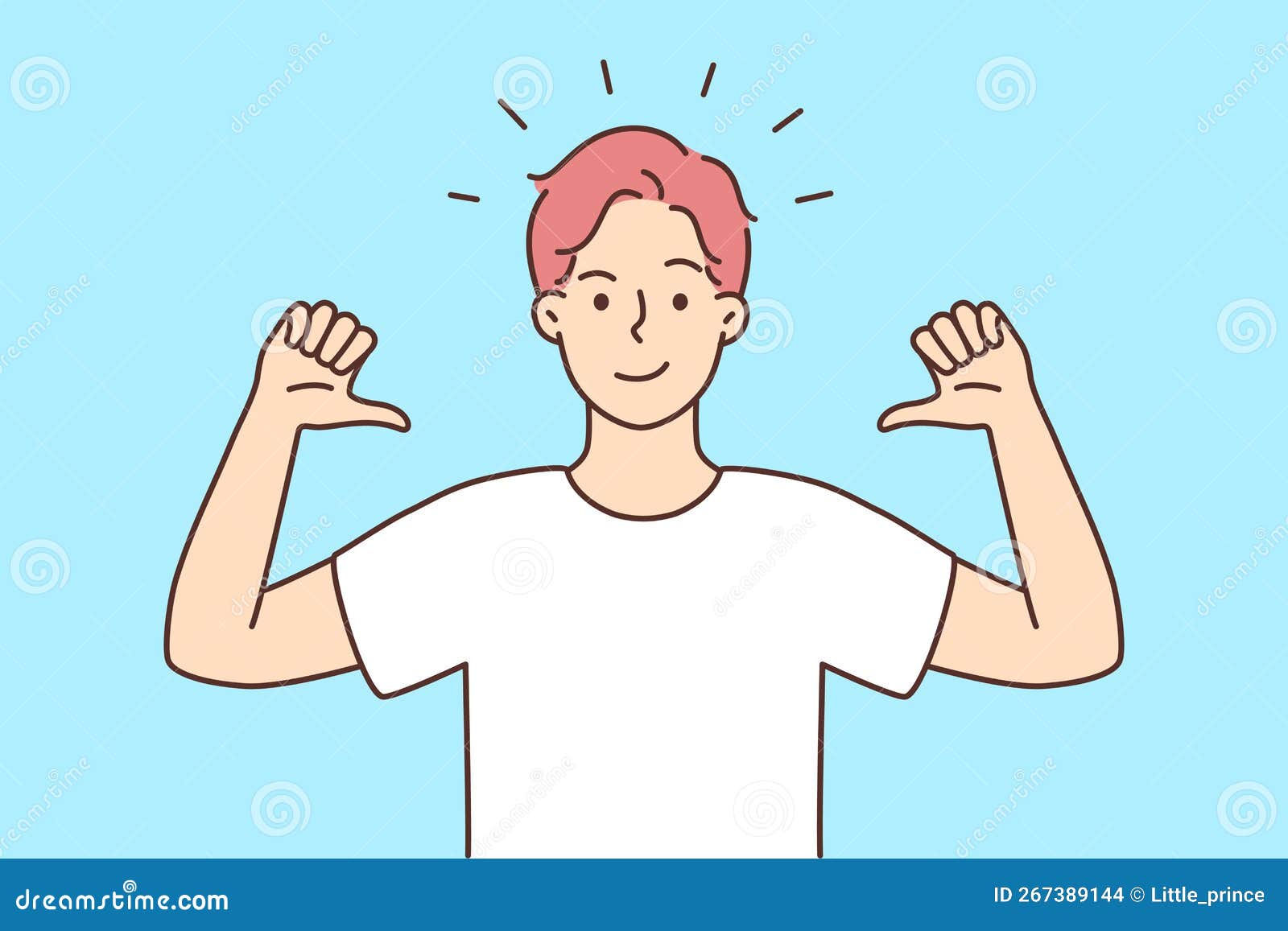 Wallpaper #C2ew8ZIBSpphPi3-tW1k226 Smiling Confident Man Point at Himself Stock Vector Illustration of