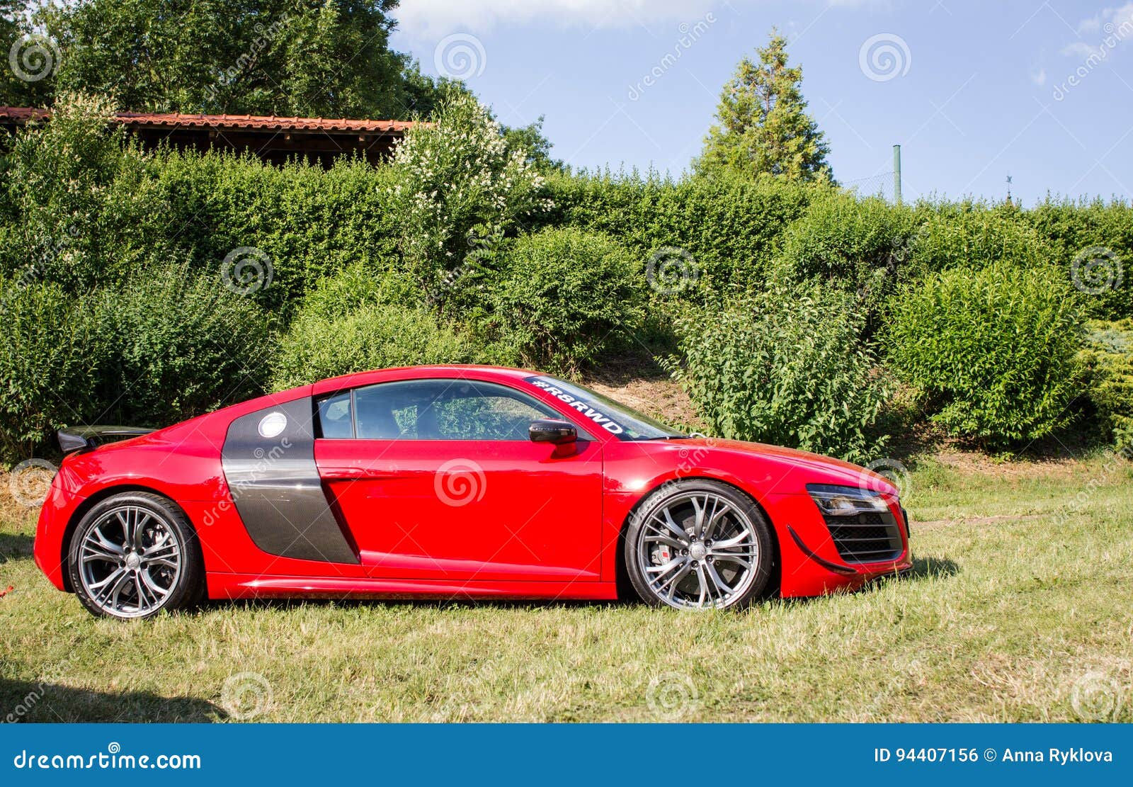 Wallpaper #1vKTLpMBD57sowDKSMNW20 Side View of Customized Red Audi R8 Editorial Photo Image of Audi