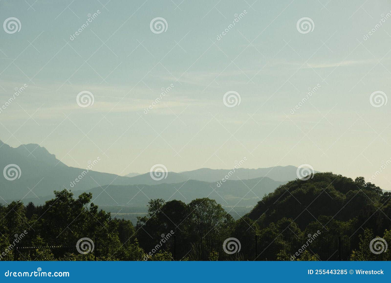 Wallpaper #x--qS5MBMN-XEVvVnztn193 Scenic Shot of Silhouettes of Mountains and Trees Stock Image Image
