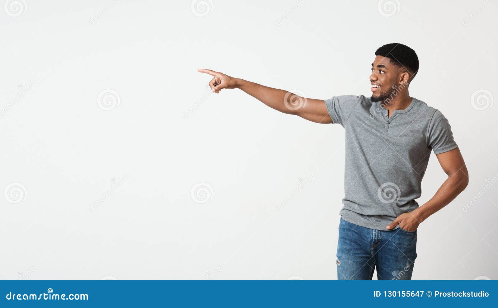 Wallpaper #IWf6_JIBSpphPi3-lZoB50 Smiling Black Man Pointing and Looking to His Side Stock Image Image
