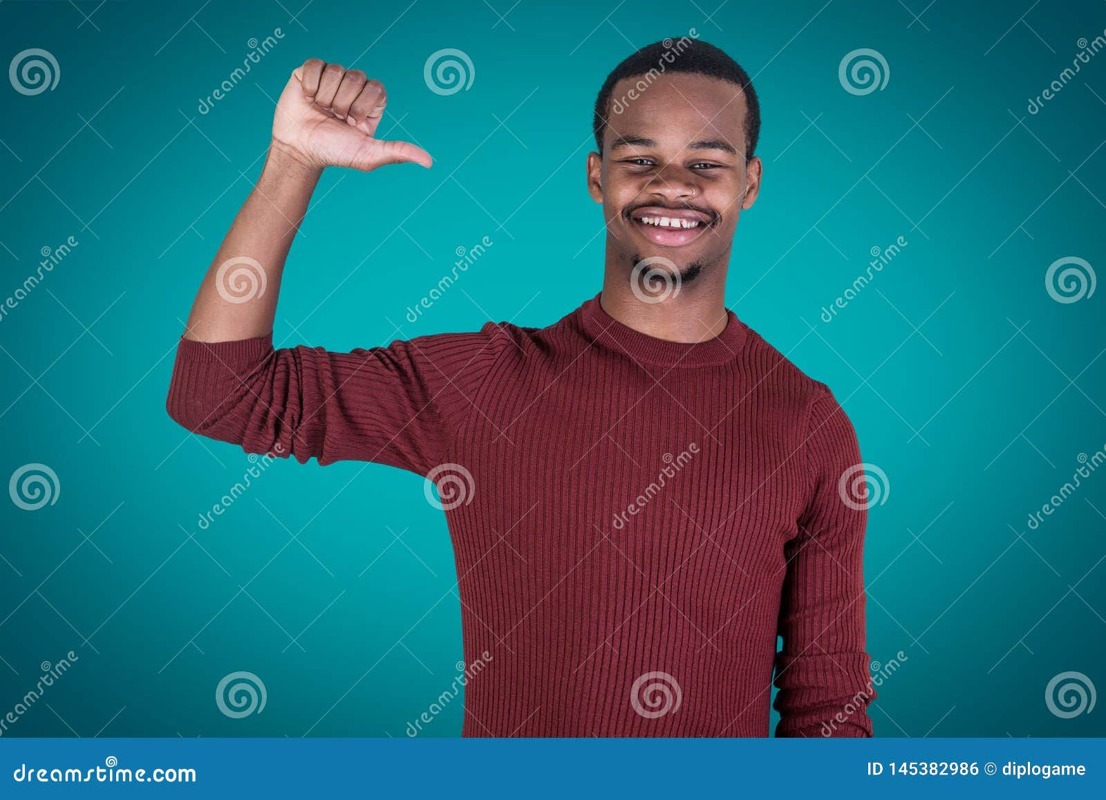 Wallpaper #IWf6_JIBSpphPi3-lZoB51 Smiling Black Man Pointing at Himself Stock Photo Image of Background