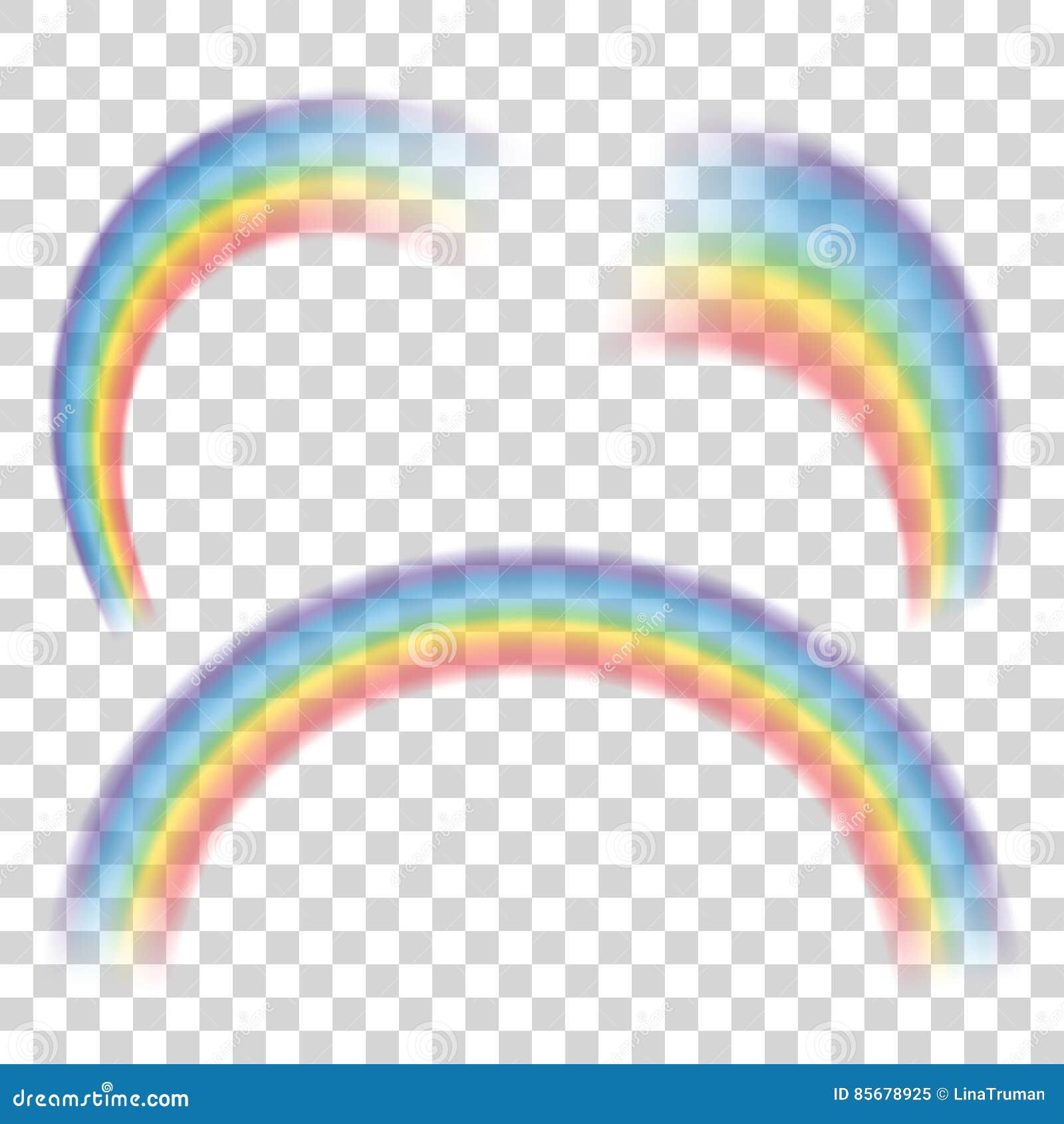 Wallpaper #_2eP9ZIBSpphPi3-1n_c130 Set of Transparent Rainbows Vector Illustration Stock Vector