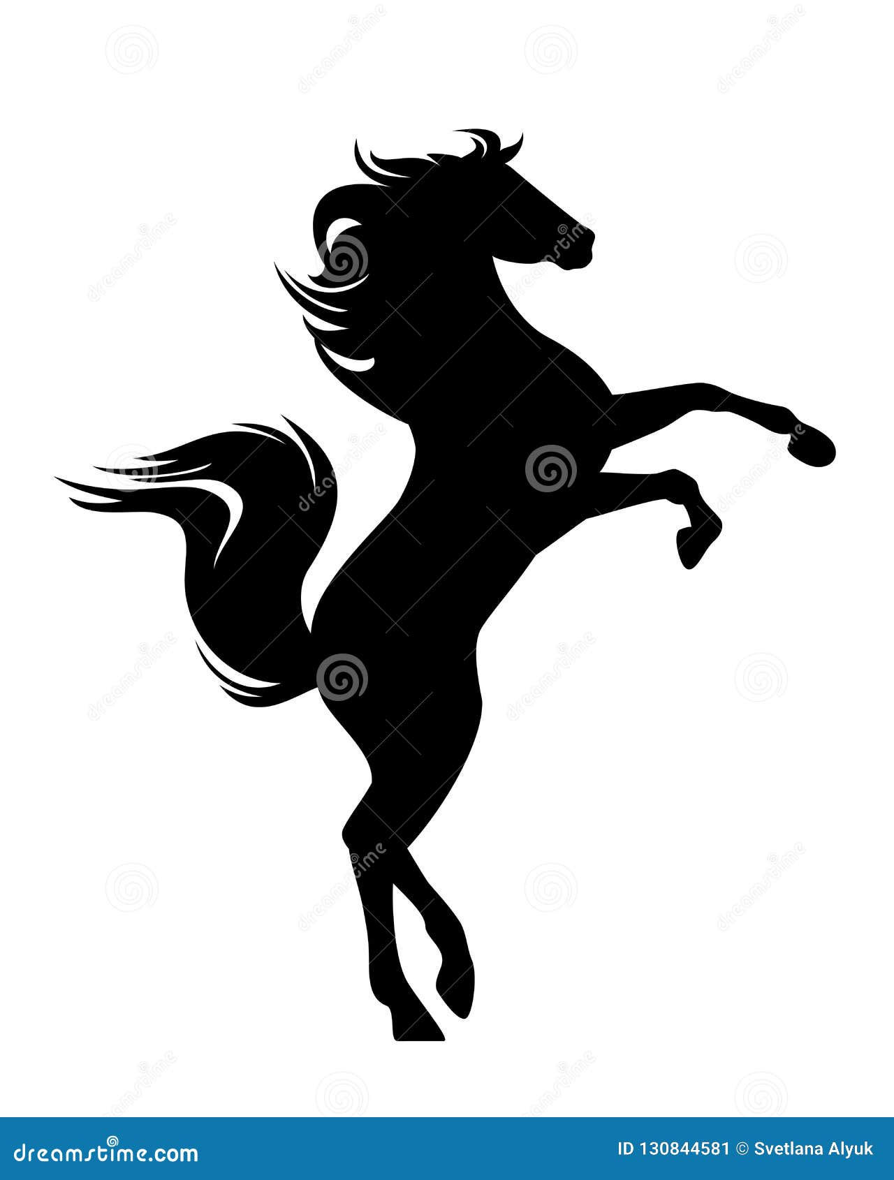 Wallpaper #MH1i8I4Bnwiau_P6ZAbp8 Rearing Up Mustang Horse Black Vector Silhouette Cartoondealercom