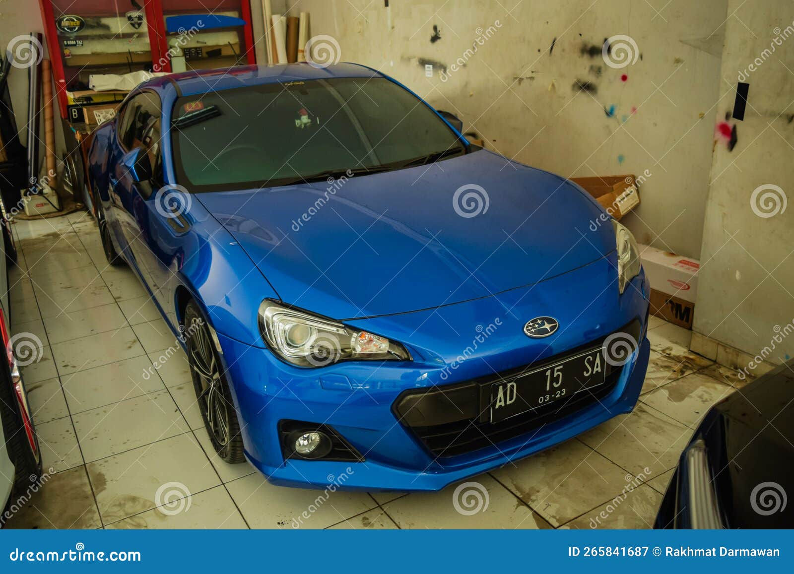 Wallpaper #BUCMMJMBJhL2WPbaisJk42 Blue Subaru Brz Inside Garage Editorial Photography Image of Bodykit