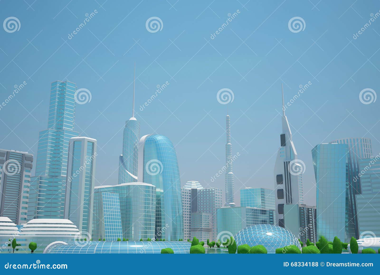 Wallpaper #xDMjM5MBcgDP3FvJn6k-325 Sci Fi Futuristic City Stock Photo Image of Skyline 68334188