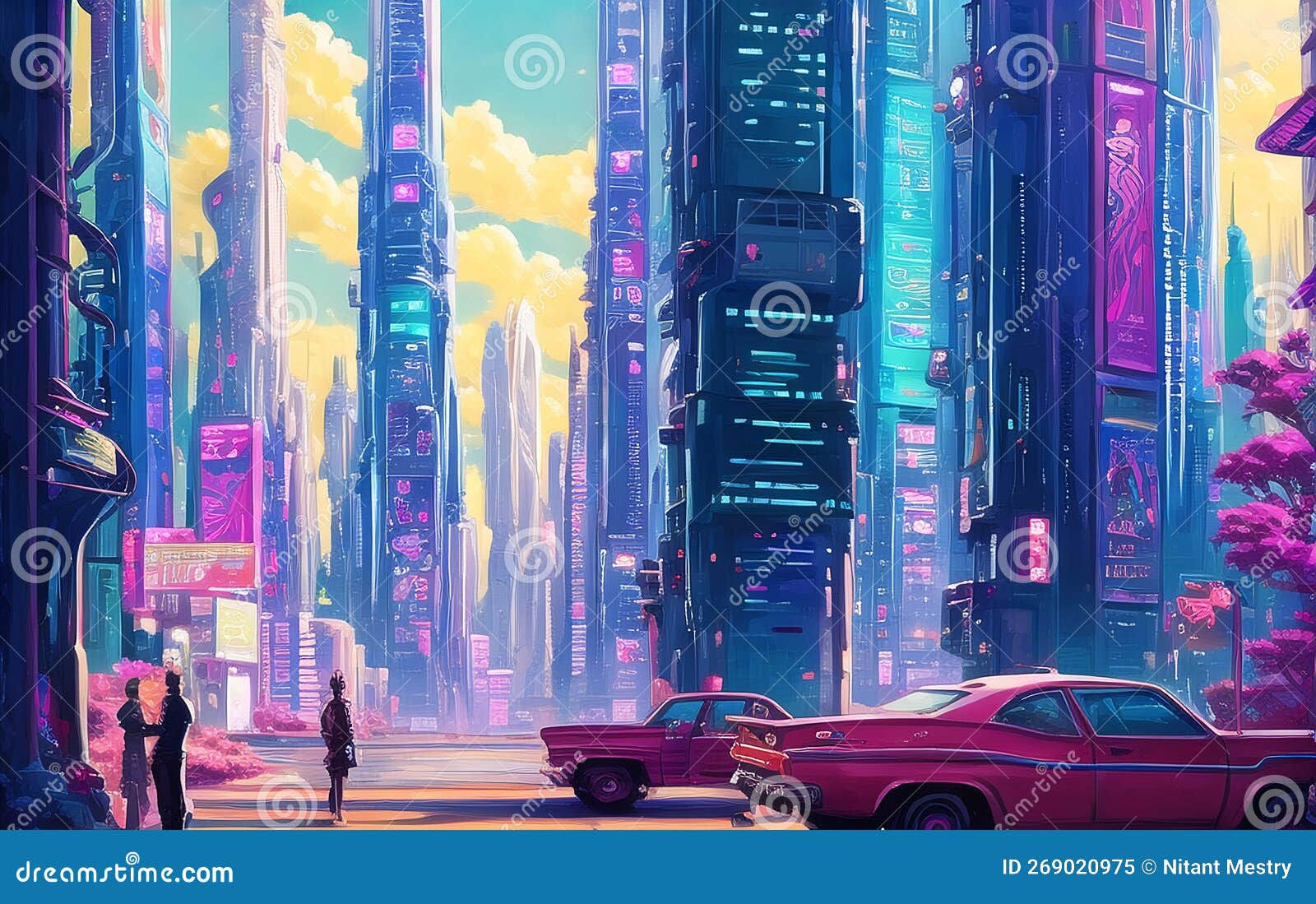 Wallpaper #aWjcHZMBSpphPi3-Yicj156 Cyberpunk Cityscape Where Neon Soaked Streets Meet Futuristic