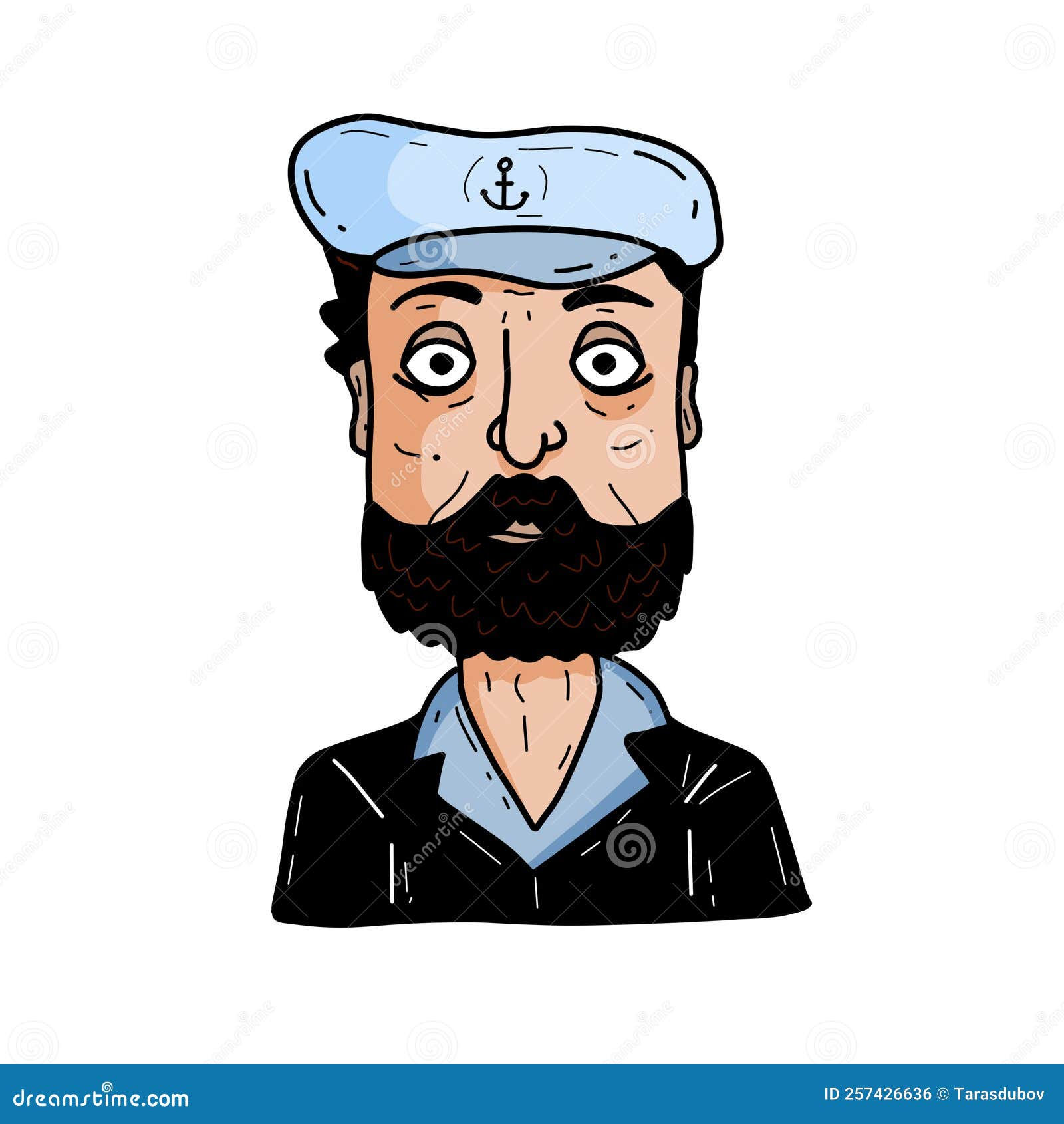 Wallpaper #sTGvNZMB5zzyi_yYOVfz113 Sea Captain in Hand Drawn Style Stock Vector Illustration of Beard