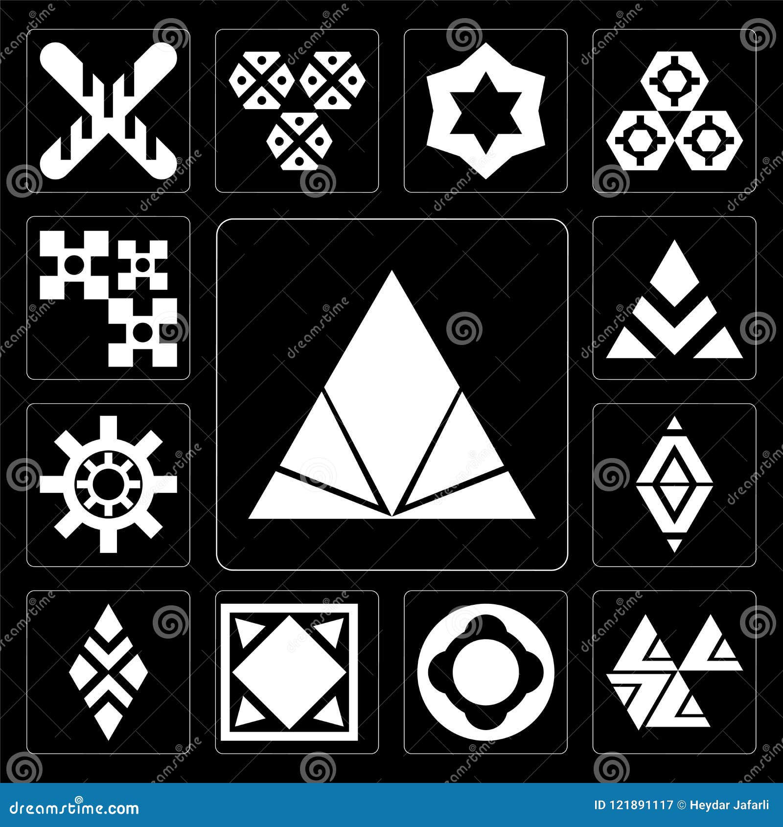 Wallpaper #_GcLCZMBSpphPi3-ZM3k55 Set of Triangle Triangles Circle Square Rhombus Asterisk Squares