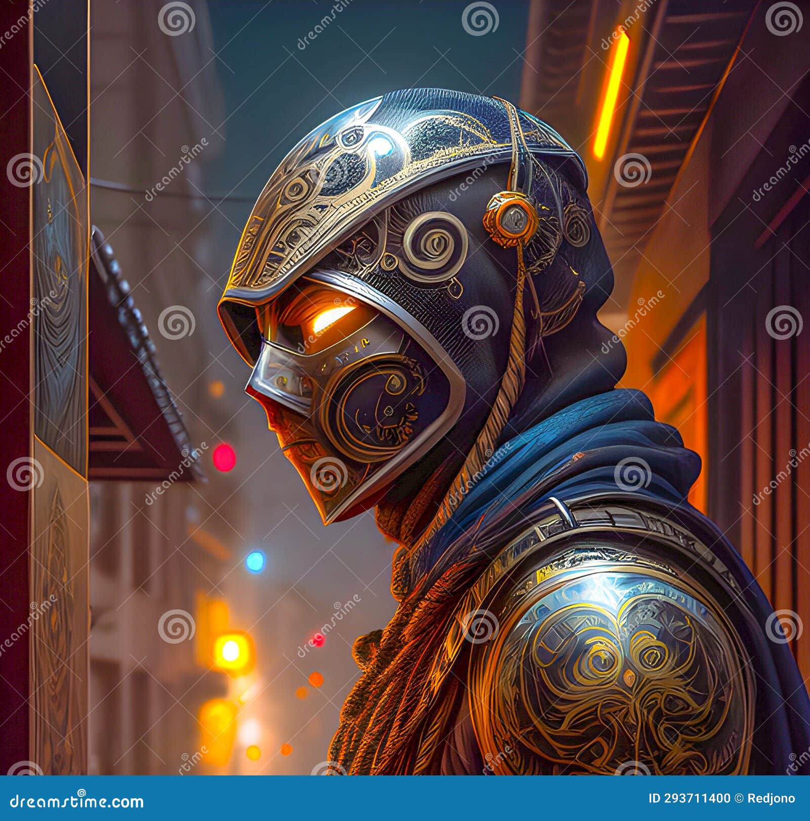 Wallpaper #fqnCiJcBxbDgA0RlUe-F8 Stealthy Masked Ninja Samurai Ronin Assassin Stock Illustration