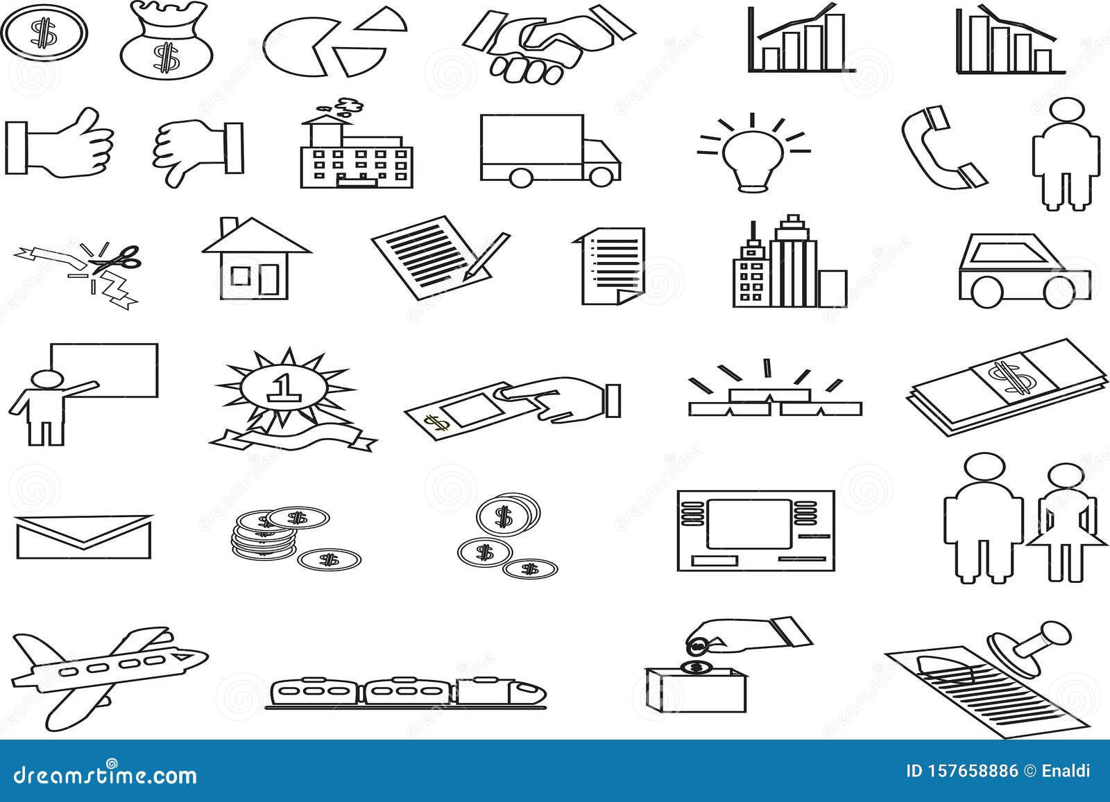 Wallpaper #wZyy4ZIBZHQxiYarrLy450 Simple and Flat Black and White Business Icon Set Stock Vector