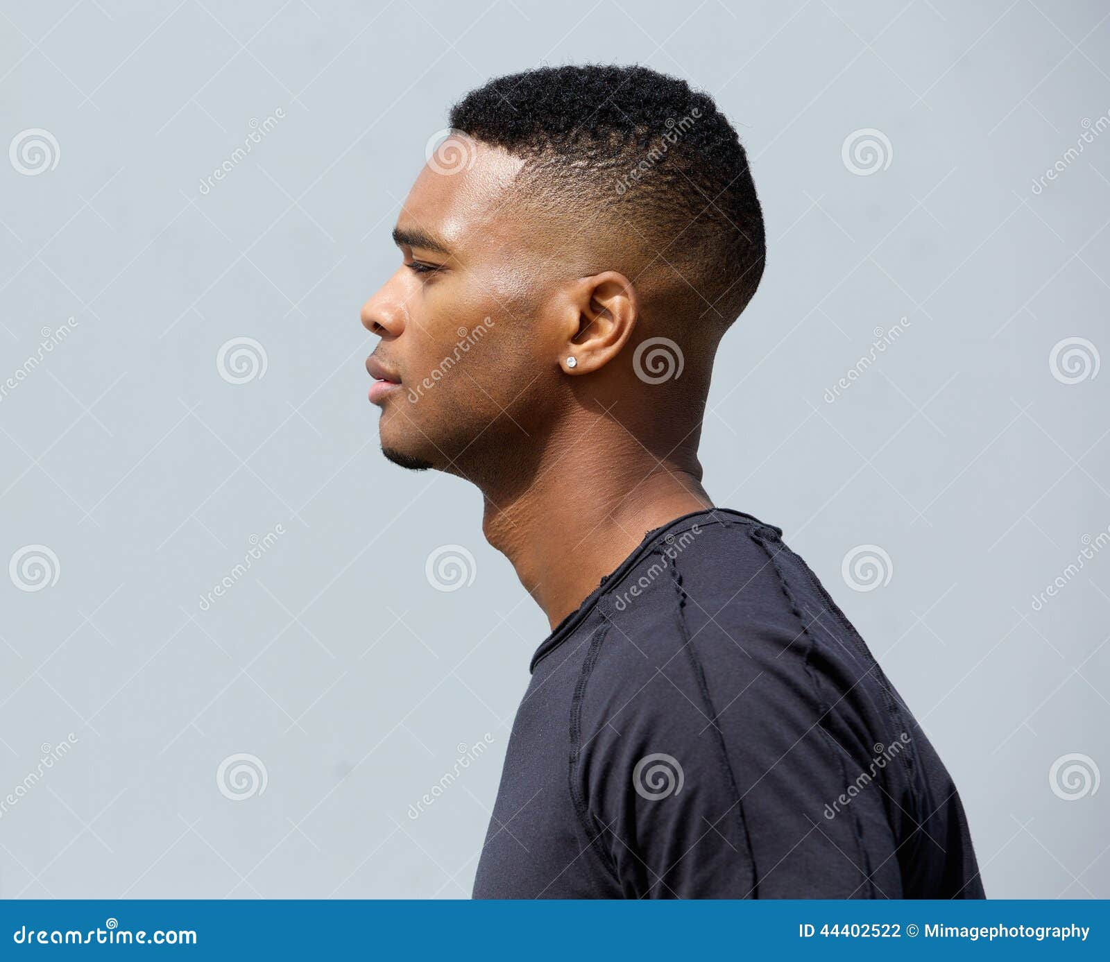 Wallpaper #fULzPJMBOBpx0NhmUcKW387 Side View of a Young African American Man Stock Photo Image of