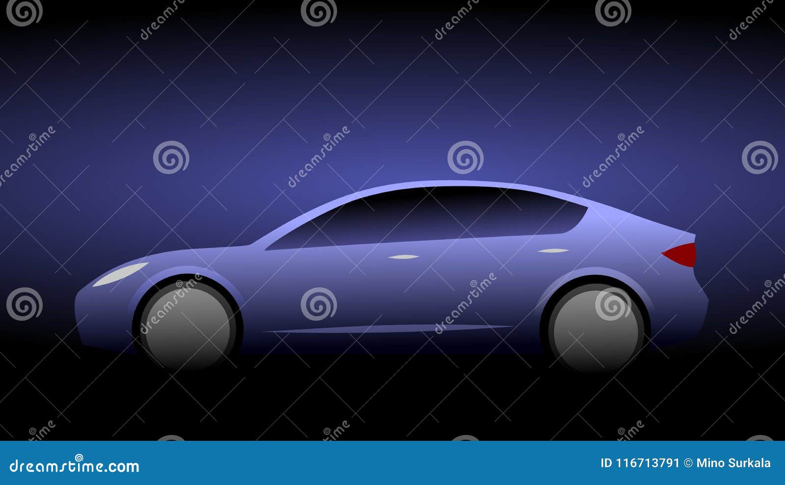 Wallpaper #yWjGE5MBSpphPi3-JwG745 Silhouette of a Blue Luxury Modern Car Stock Illustration