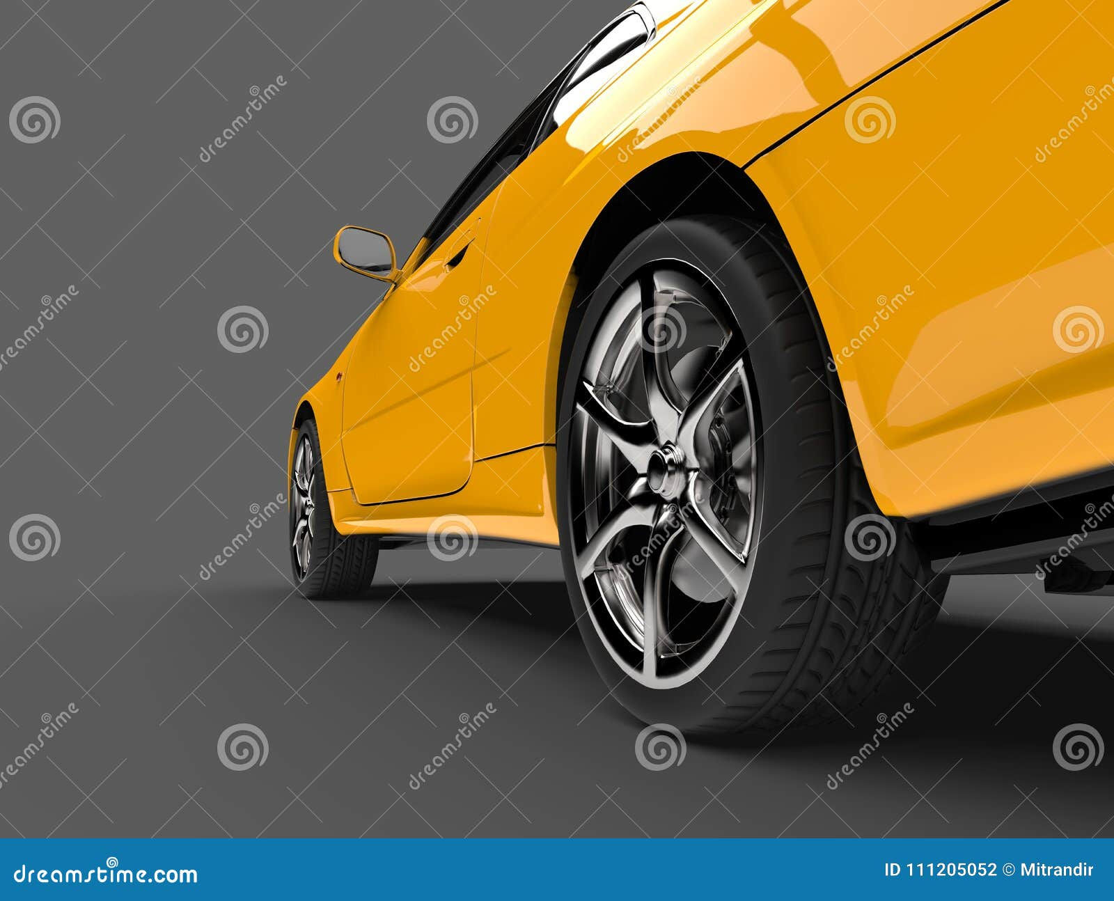Wallpaper #O7n53ZIBJvJKYCmEmAPR188 Sun Yellow Urban Sports Car Rear Wheel Closeup Shot Stock