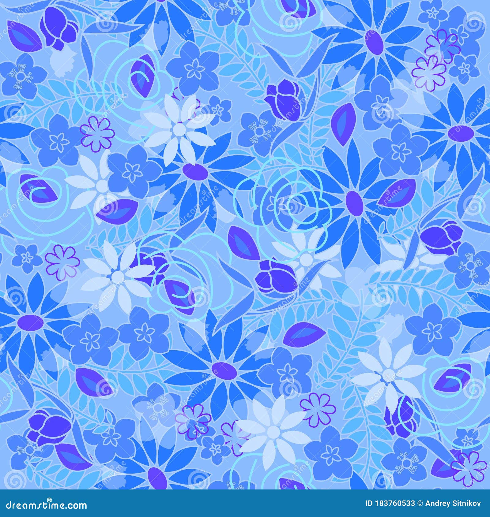 Wallpaper #4GdP9JIBSpphPi3-k3mn105 Seamless Beautiful Flower Pattern Stock Vector Illustration of