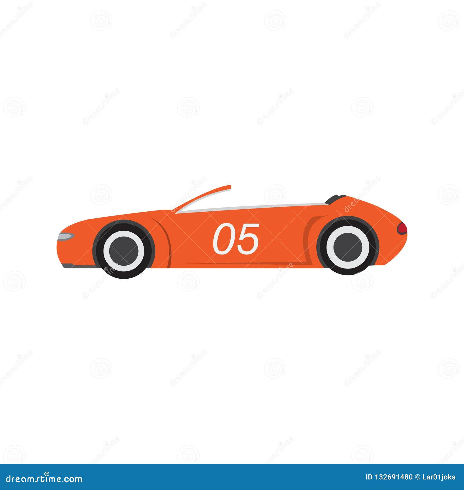 Wallpaper #omepDZMBSpphPi3-A-Z6109 Side View of a Racing Car Stock Vector Illustration of Isolated