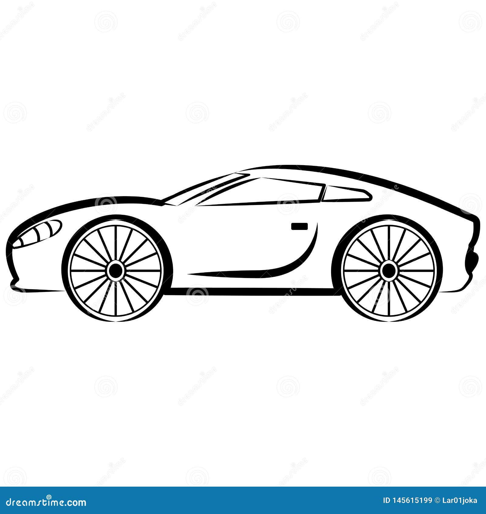 Wallpaper #omepDZMBSpphPi3-A-Z6126 Side View of a Racing Car Sketch Stock Vector Illustration of Formula