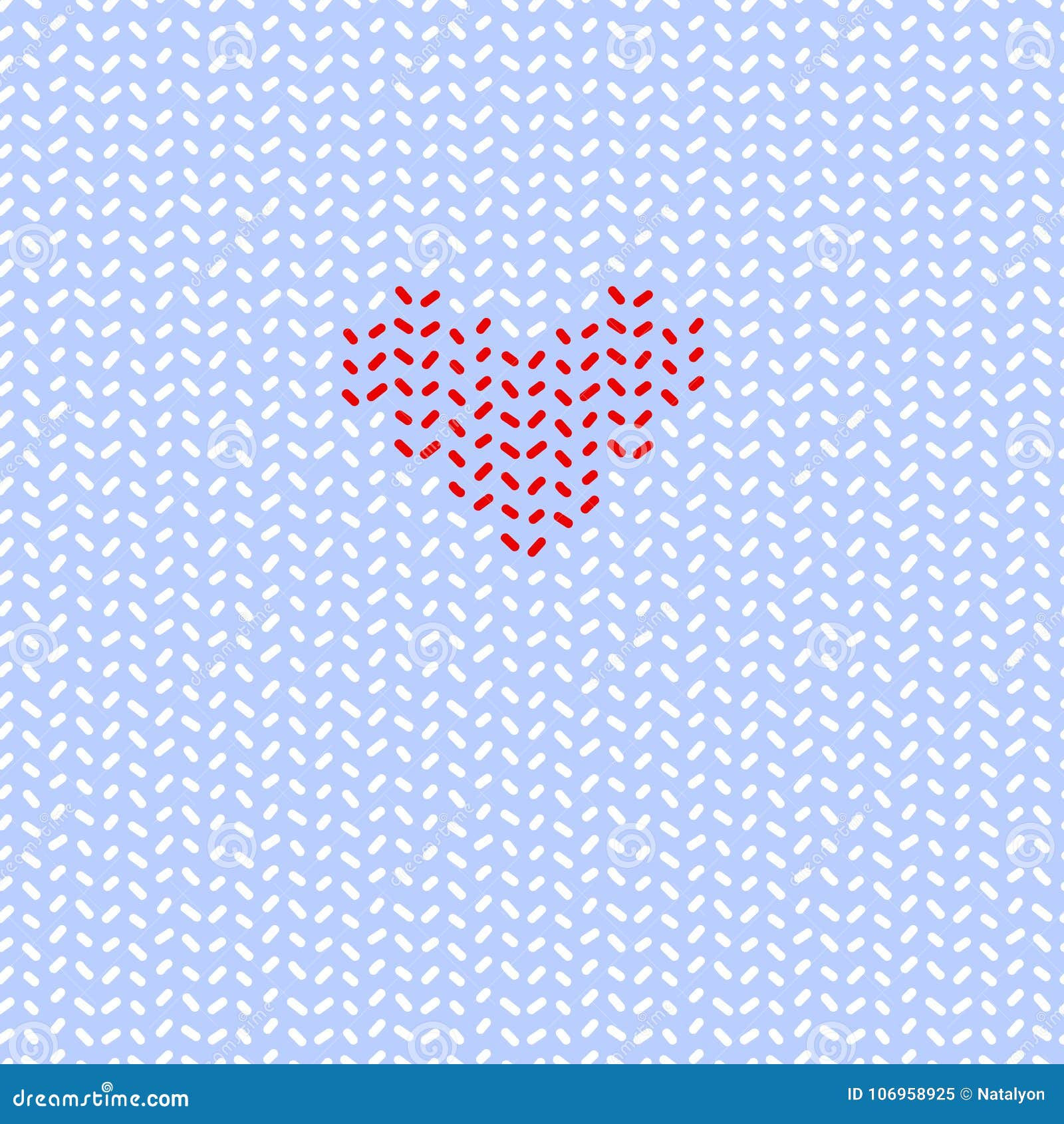 Wallpaper #HGdy7ZIBSpphPi3-_1jy217 Simple Knitted Heart on Blue and White Doodle Knitted Geometric