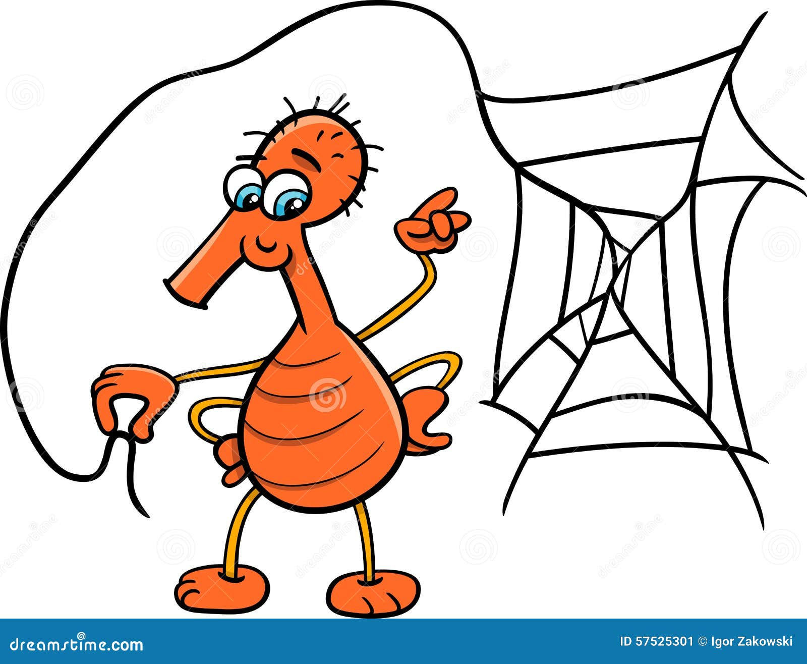 Wallpaper #zqkWiJcBxbDgA0Rl1O5S43 Spider with Web Cartoon Stock Vector Illustration of Comics 57525301