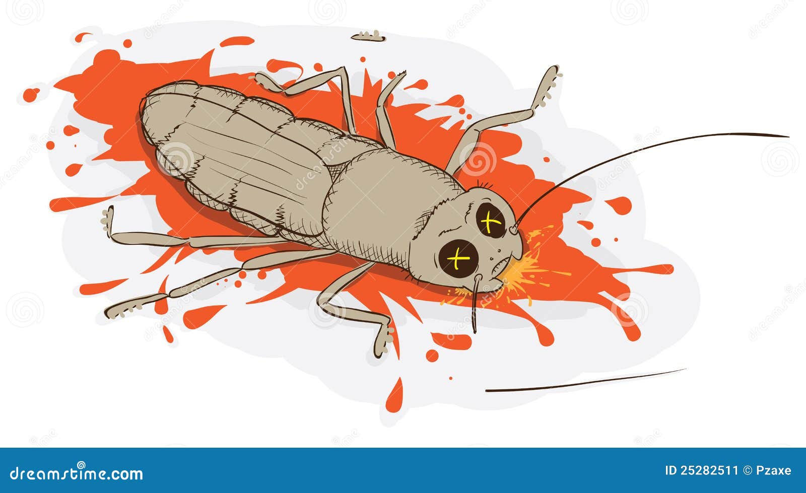 Wallpaper #SWdXCpMBSpphPi3-q9Qk191 Squashed Cockroach Stock Vector Illustration of Cartoon 25282511