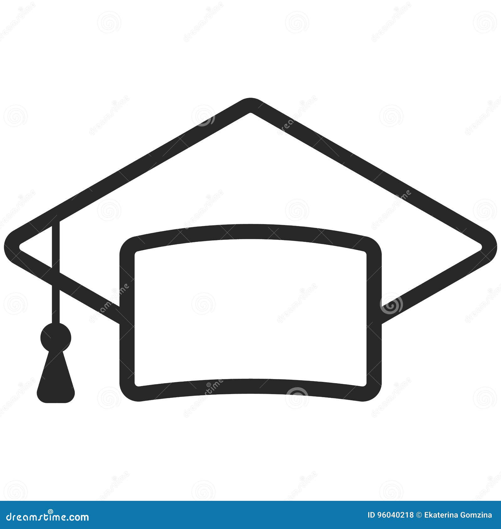 Wallpaper #txdfPpMBPLD5_VEN0t9L404 Simple Vector Icon of a Classic Graduate Cap in Line Art Style Pixel