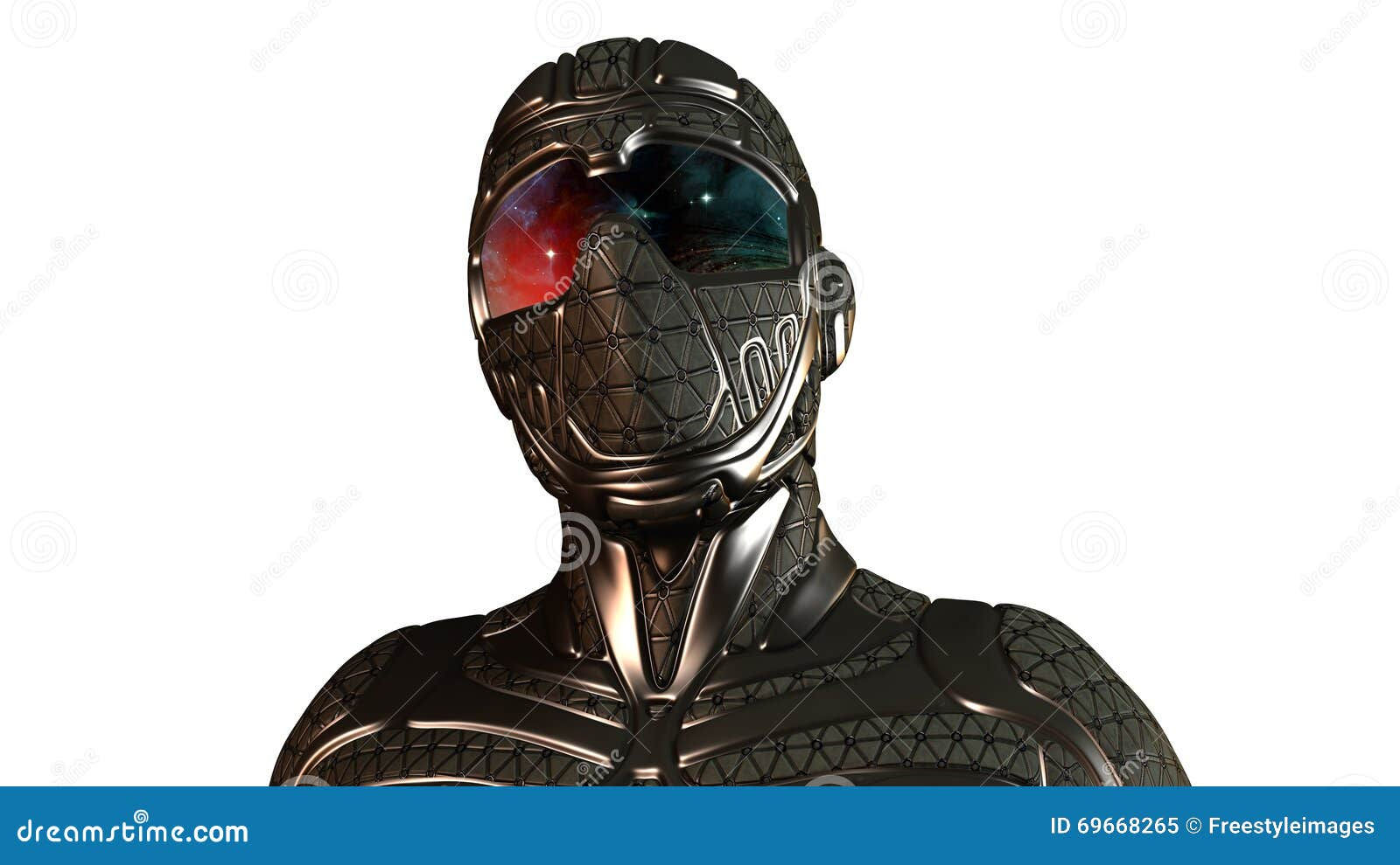 Wallpaper #Lx1VLZMBlOZrFDOk_dAO84 Sci Fi Ninja Futuristic Warrior in Mask on White Stock Illustration