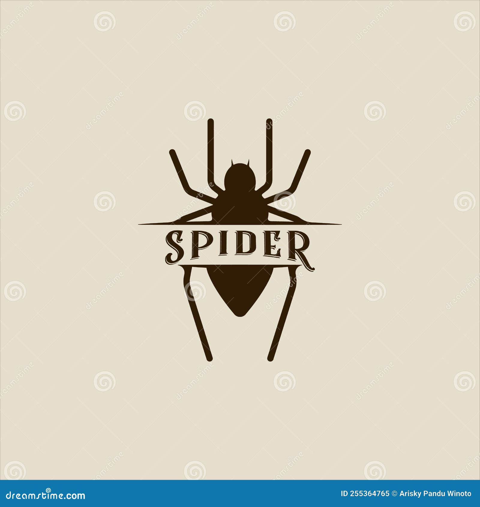 Wallpaper #gfRVOpMBKFX8bn3rWnh3281 Silhouette Spider Logo Vector Simple Vintage Illustration Template Icon