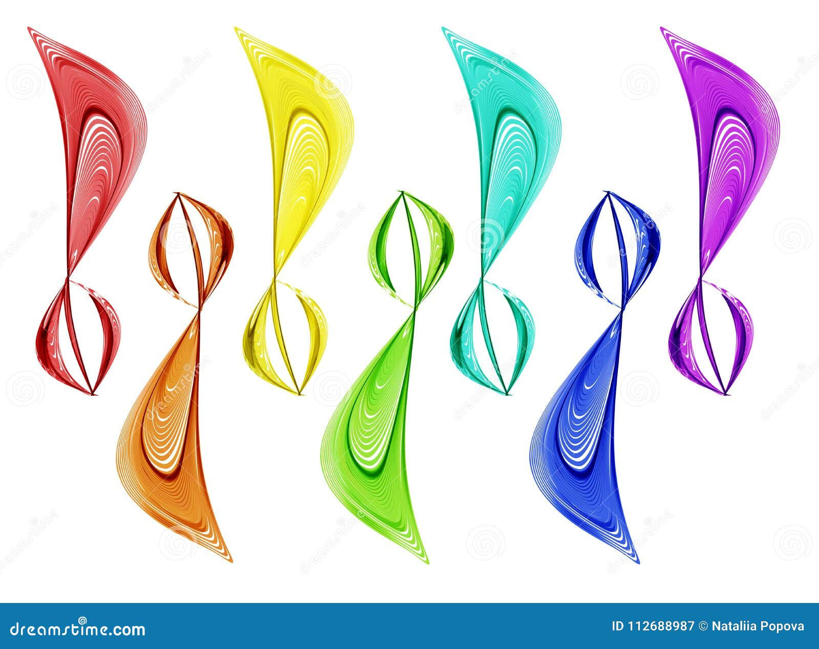 Wallpaper #A23NaZcBycdYOYFT2nGj115 Set of Abstract Rainbow Colored Waves Stock Vector Illustration of