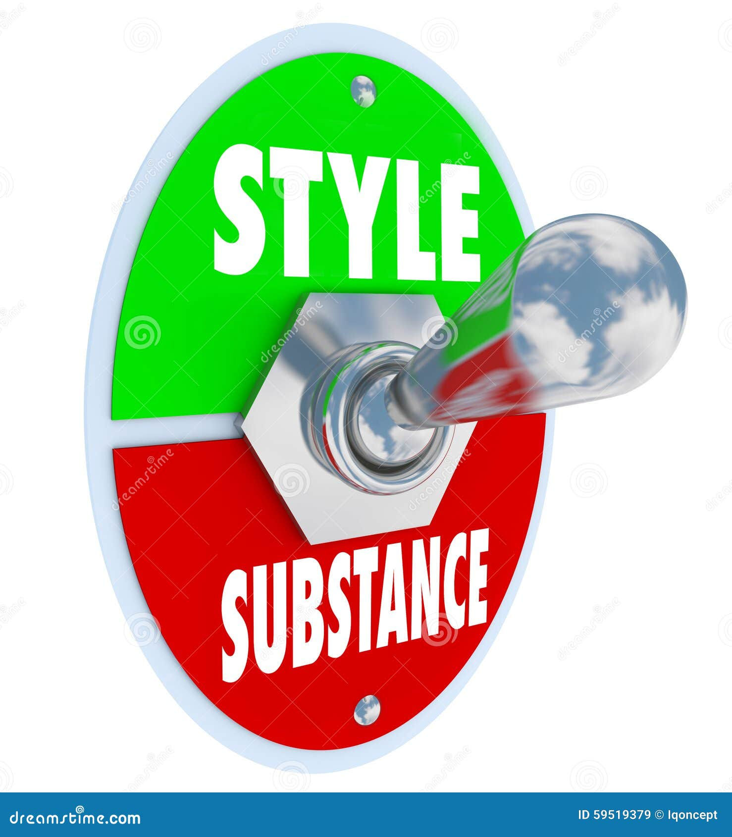 Wallpaper #kupIU5MBlwTYPL18XQoi158 Style Over Substance Toggle Switch Words Flash vs Function Stock