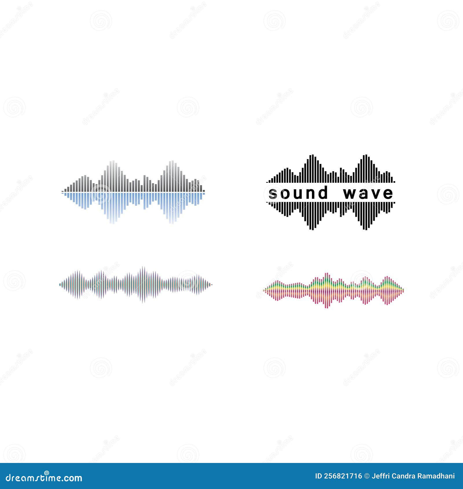 Wallpaper #YmcfCZMBSpphPi3-Vc48262 Sound Waves Set Vector Illustration Stock Vector Illustration of