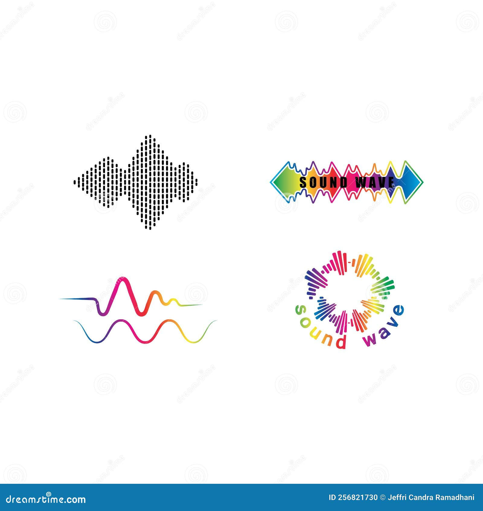 Wallpaper #YmcfCZMBSpphPi3-Vc48336 Sound Waves Set Vector Illustration Stock Vector Illustration of