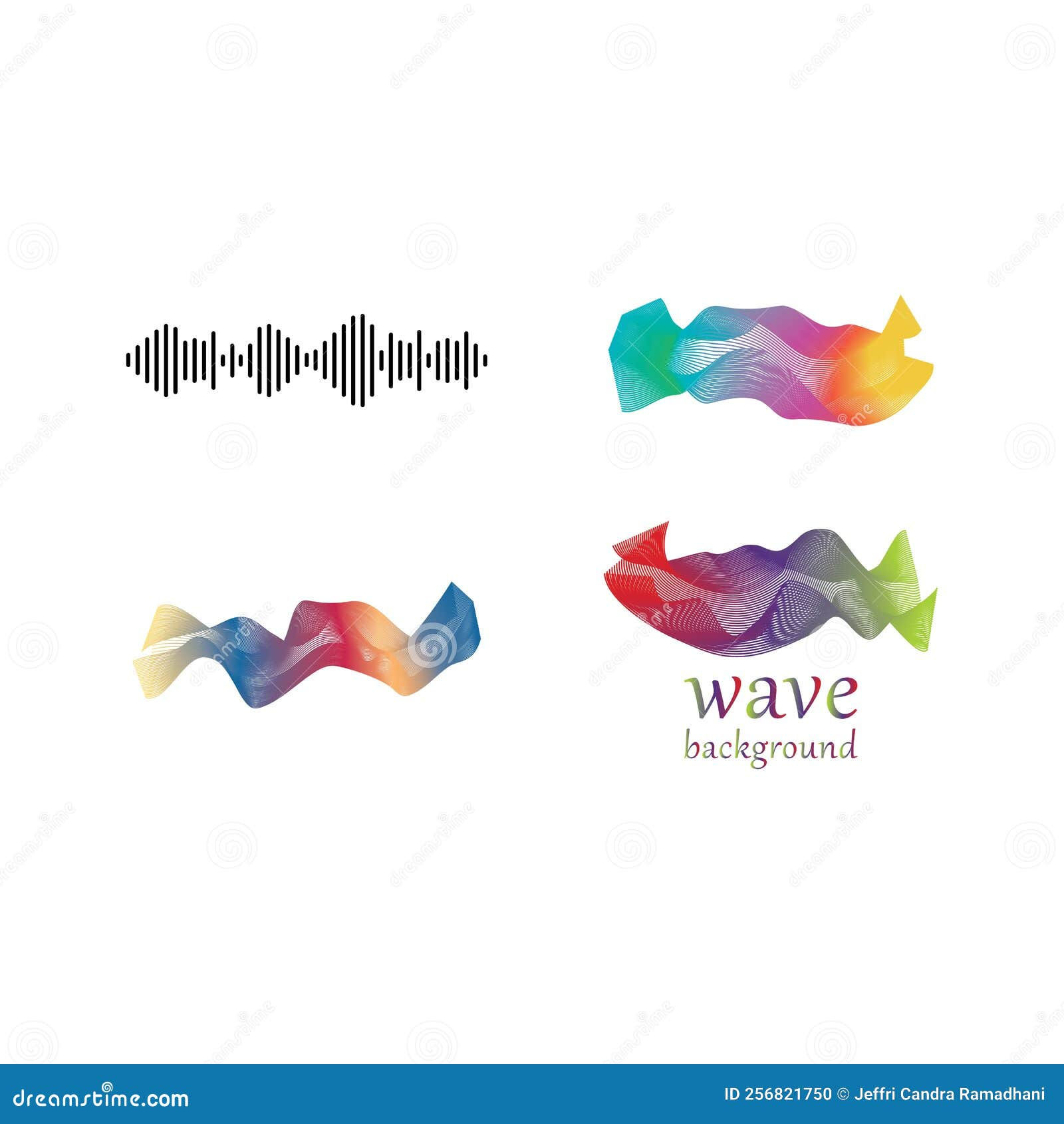 Wallpaper #YmcfCZMBSpphPi3-Vc48297 Sound Waves Set Vector Illustration Stock Vector Illustration of