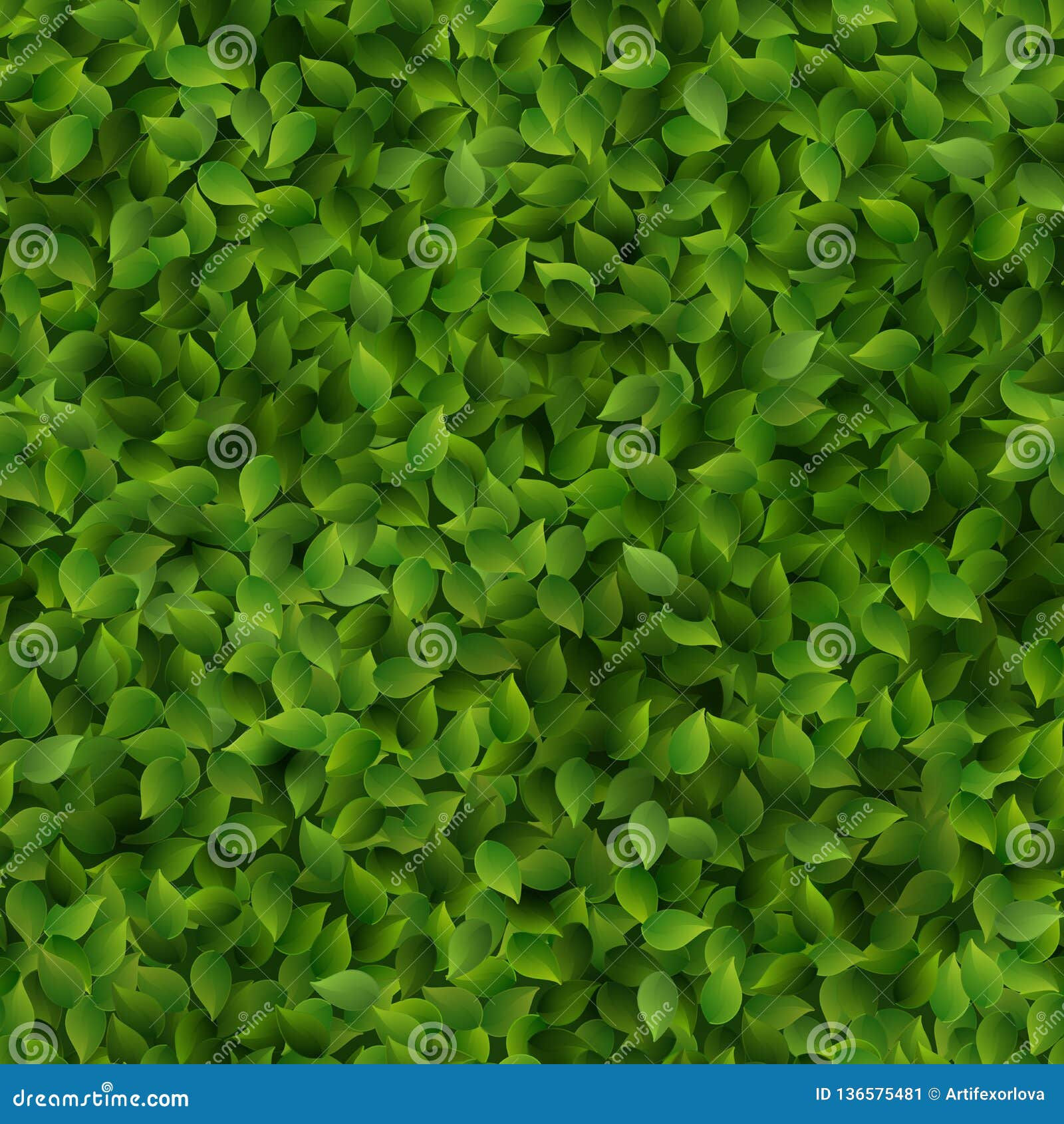 Wallpaper #am19apcBycdYOYFTxHE6106 Seamless Green Leaves Pattern Spring or Summer Fresh Background Eps 10