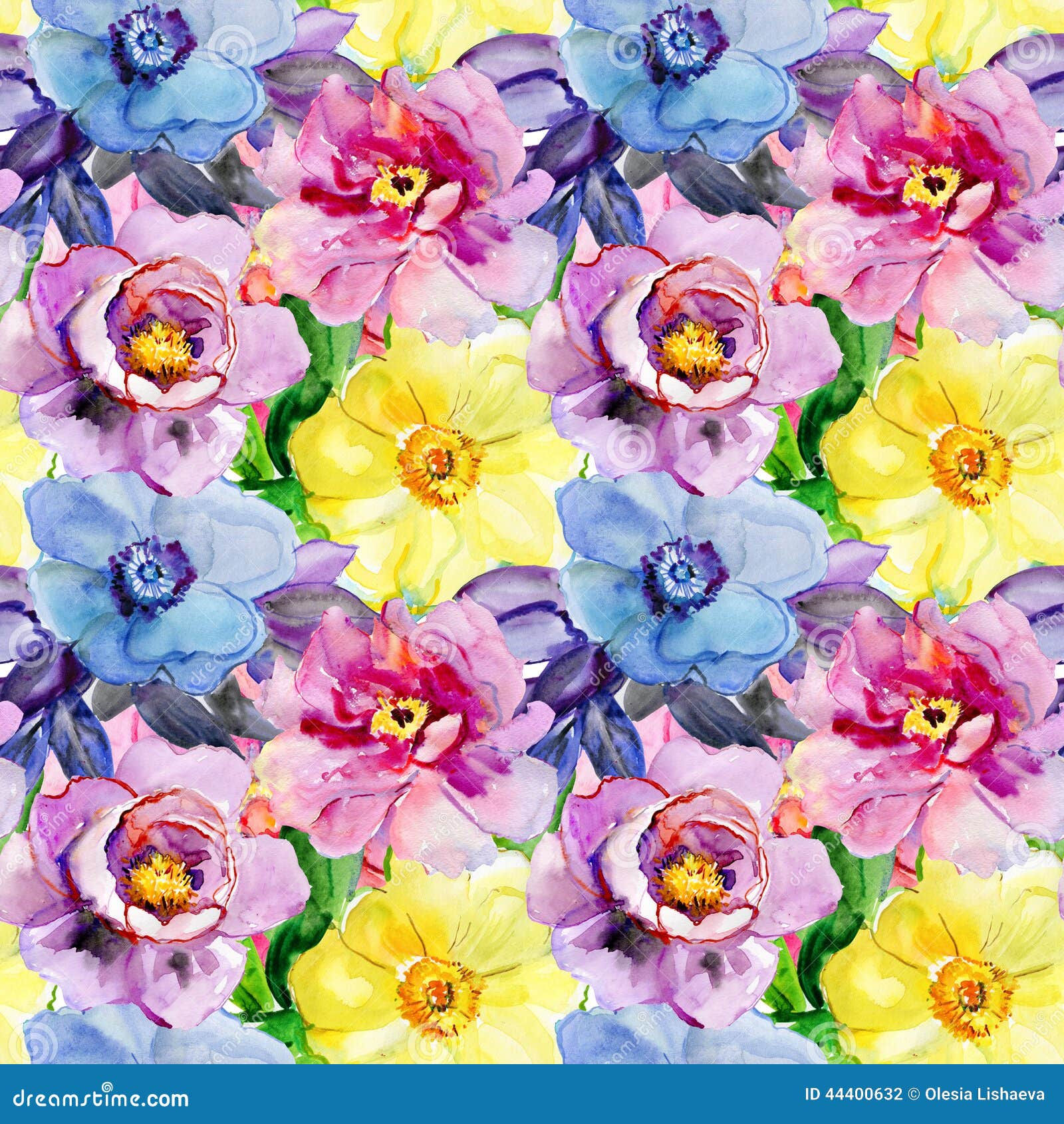 Wallpaper #4GdP9JIBSpphPi3-k3mn13 Seamless Patterns with Beautiful Flowers Stock Illustration