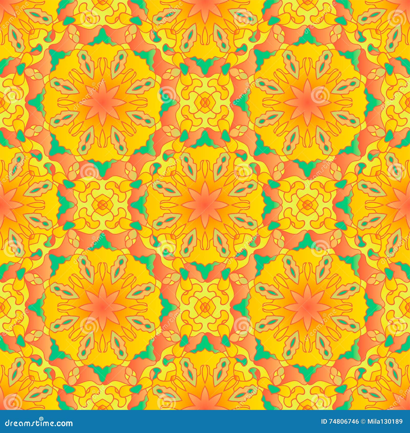 Wallpaper #sx3sLJMBlOZrFDOktMwy115 Seamless Pattern Decorative Pattern in Beautiful Bright Colors with