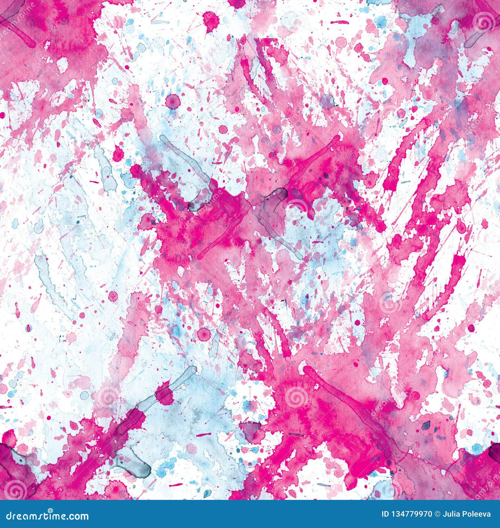 Wallpaper #lmce9pIBSpphPi3-WILG98 Seamless Pattern of Pink Blue and Purple Watercolor Blots for
