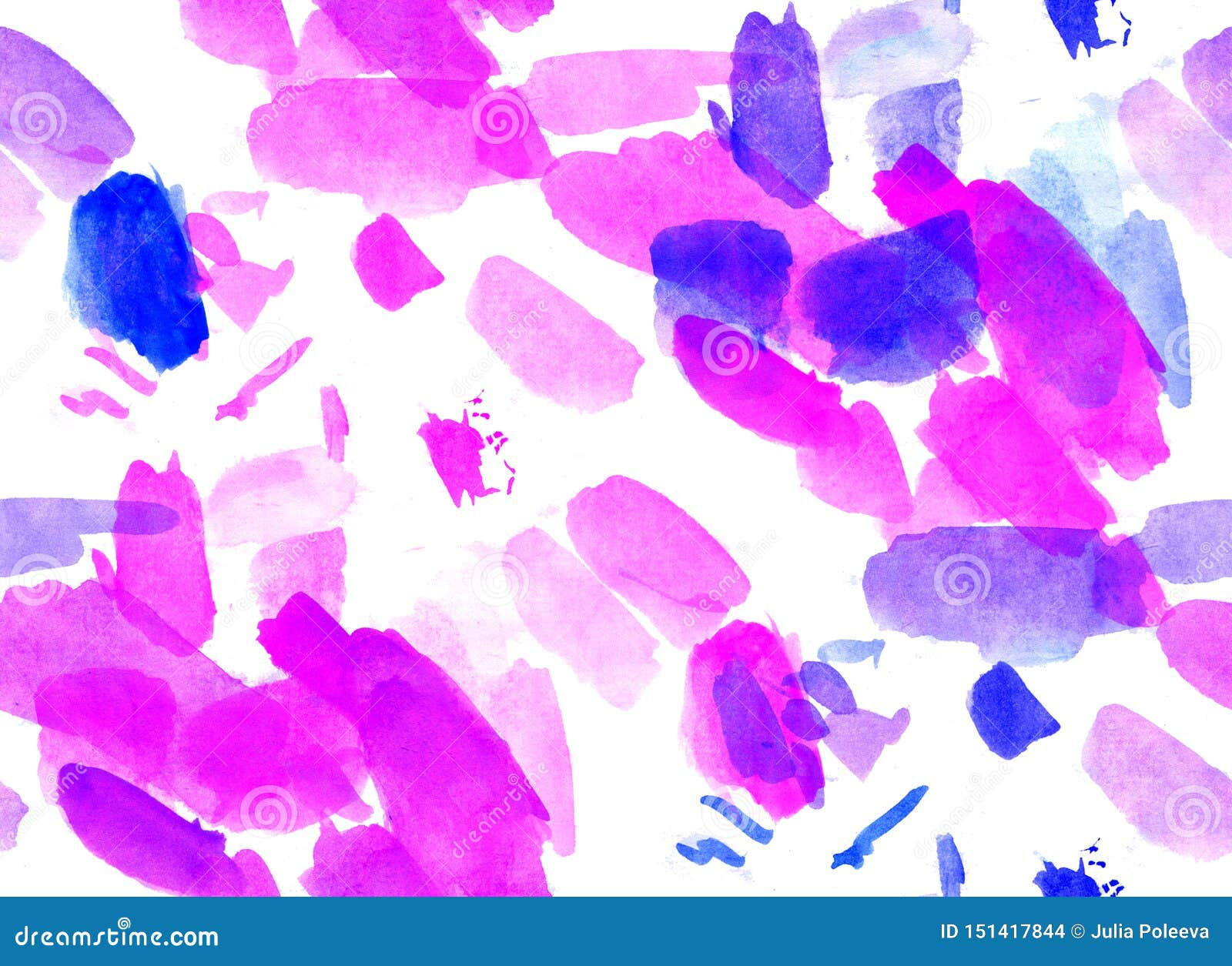 Wallpaper #lmce9pIBSpphPi3-WILG111 Seamless Pattern of Pink Blue and Purple Watercolor Blots for